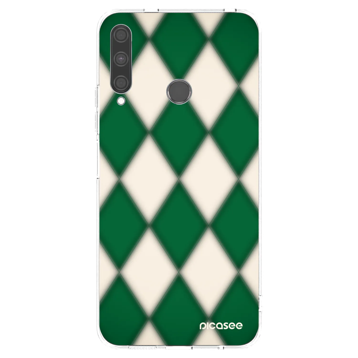 Picasee husă transparentă din silicon pentru Huawei P40 Lite E - Emerald Diamond