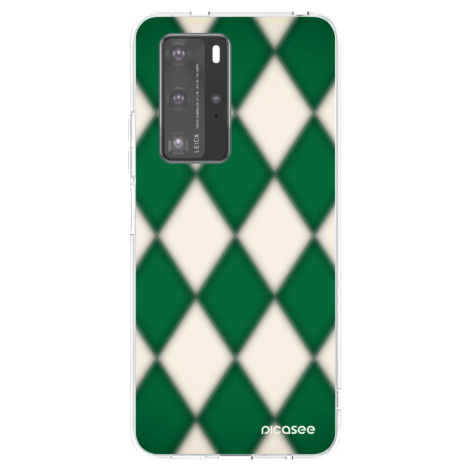 Picasee husă transparentă din silicon pentru Huawei P40 Pro - Emerald Diamond