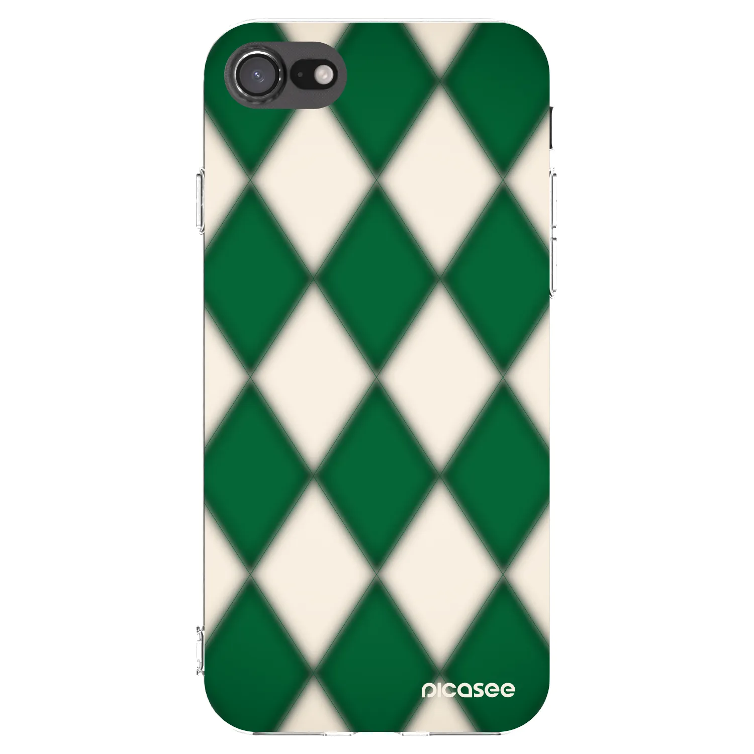 Picasee husă transparentă din silicon pentru Apple iPhone SE 2020 - Emerald Diamond