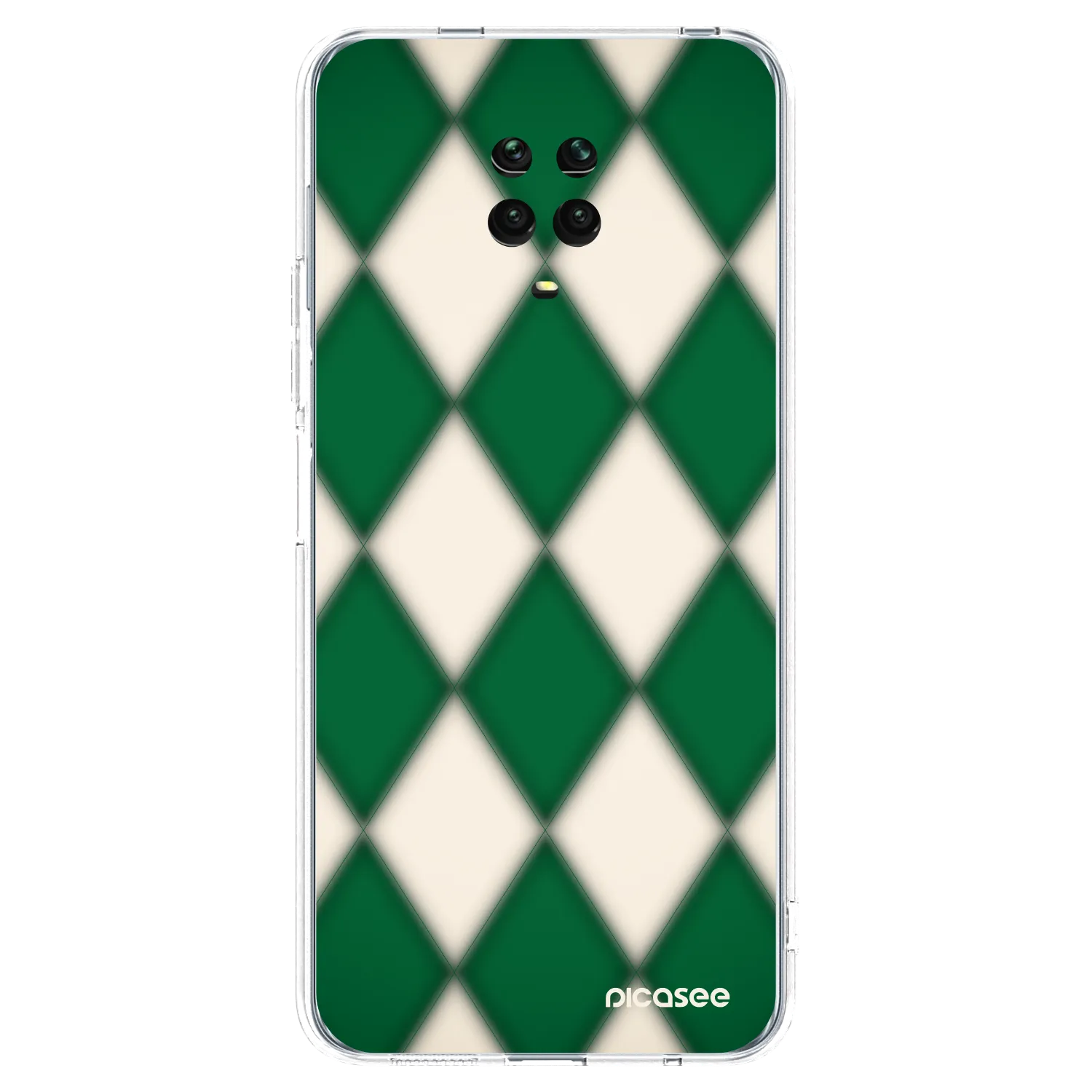 Picasee husă transparentă din silicon pentru Xiaomi Redmi Note 9S - Emerald Diamond