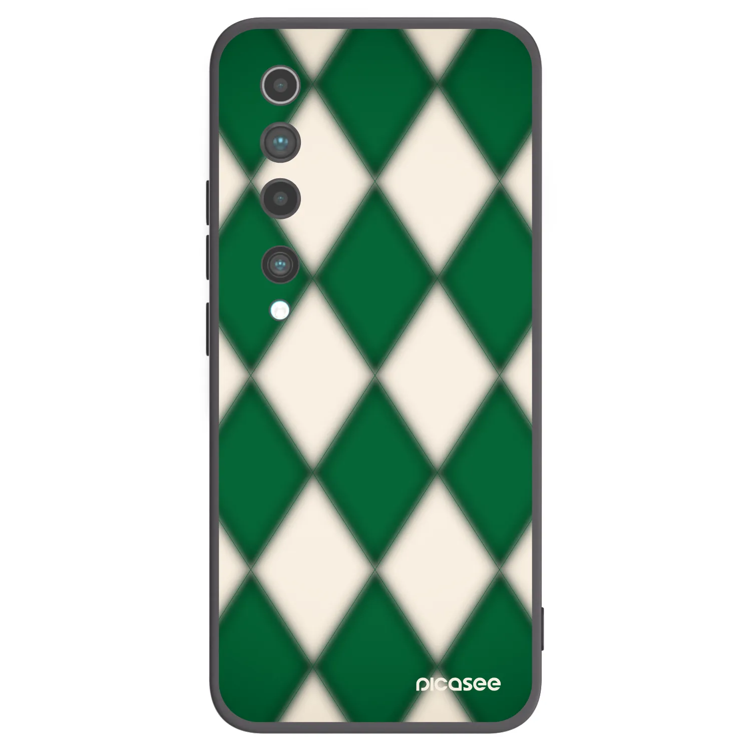 Picasee husă neagră din silicon pentru Xiaomi Mi 10 - Emerald Diamond