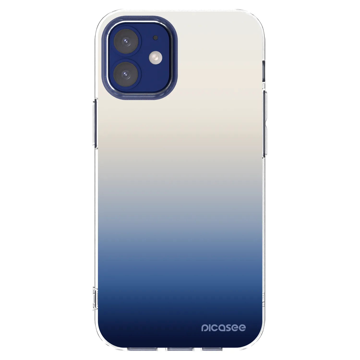 Picasee husă transparentă din silicon pentru Apple iPhone 12 mini - Gravity Fade