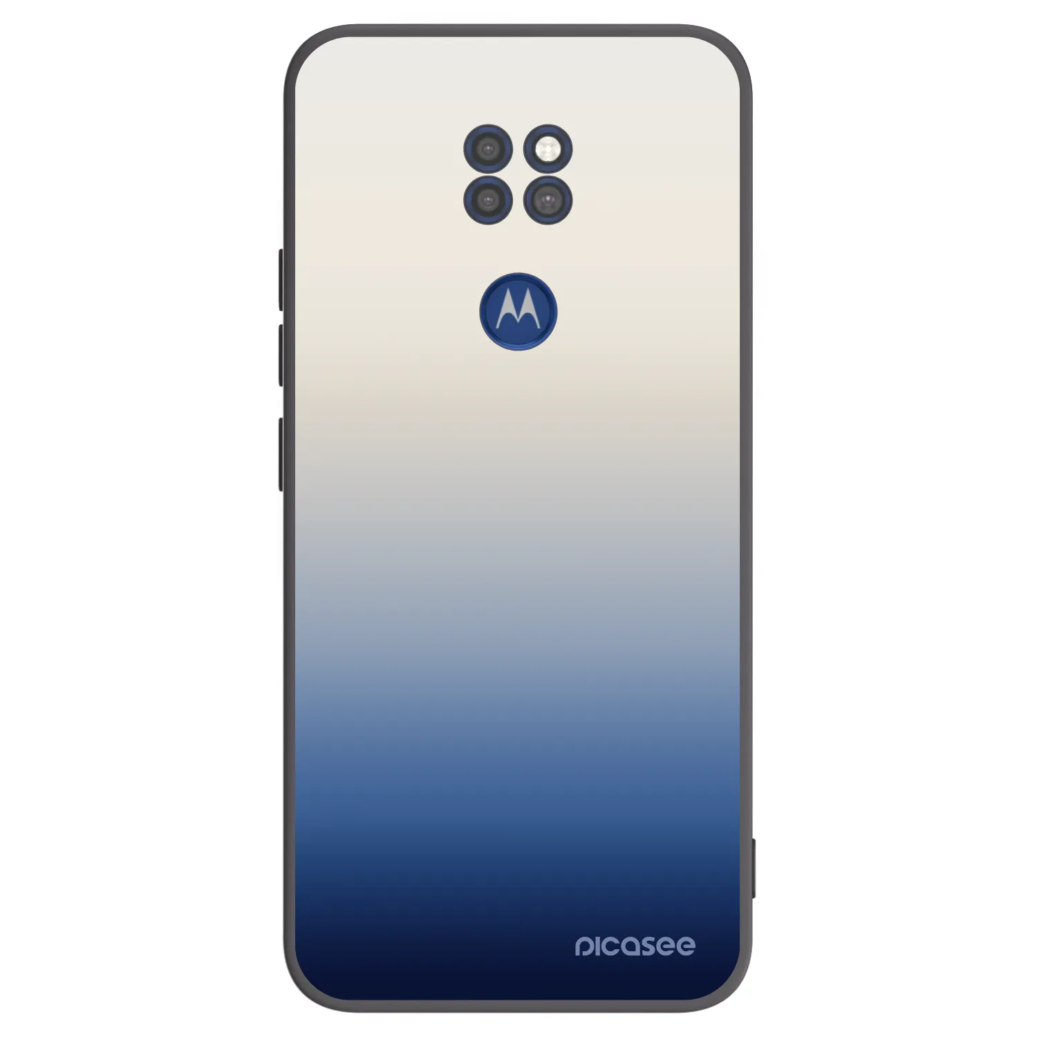 Picasee husă neagră din silicon pentru Motorola Moto G9 Play - Gravity Fade