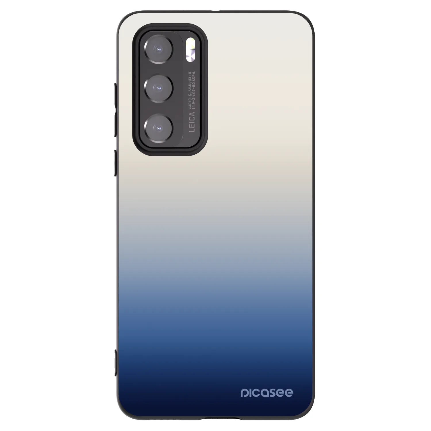Picasee husă neagră din silicon pentru Huawei P40 - Gravity Fade