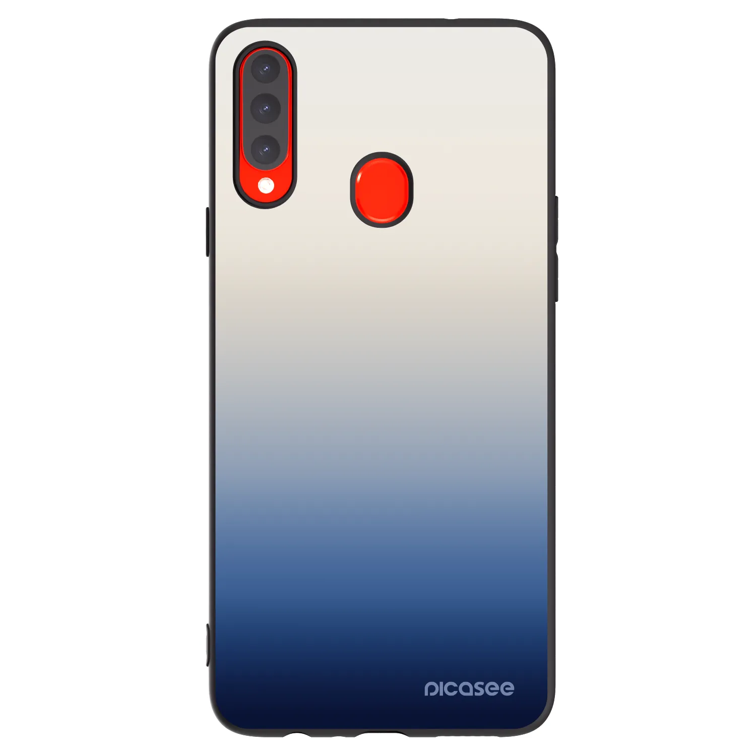 Picasee husă neagră din silicon pentru Samsung Galaxy A20s - Gravity Fade