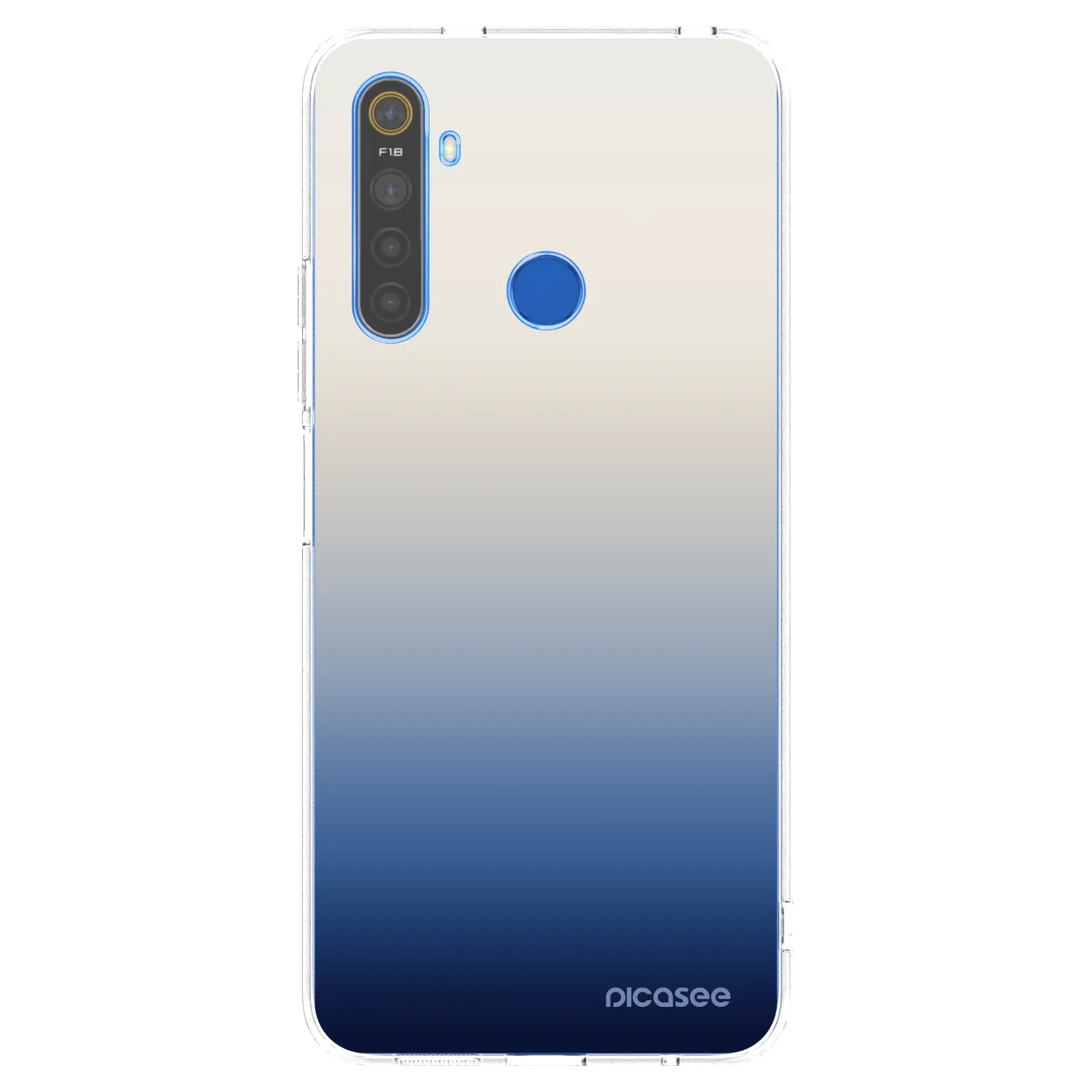 Picasee husă transparentă din silicon pentru Realme 5 - Gravity Fade