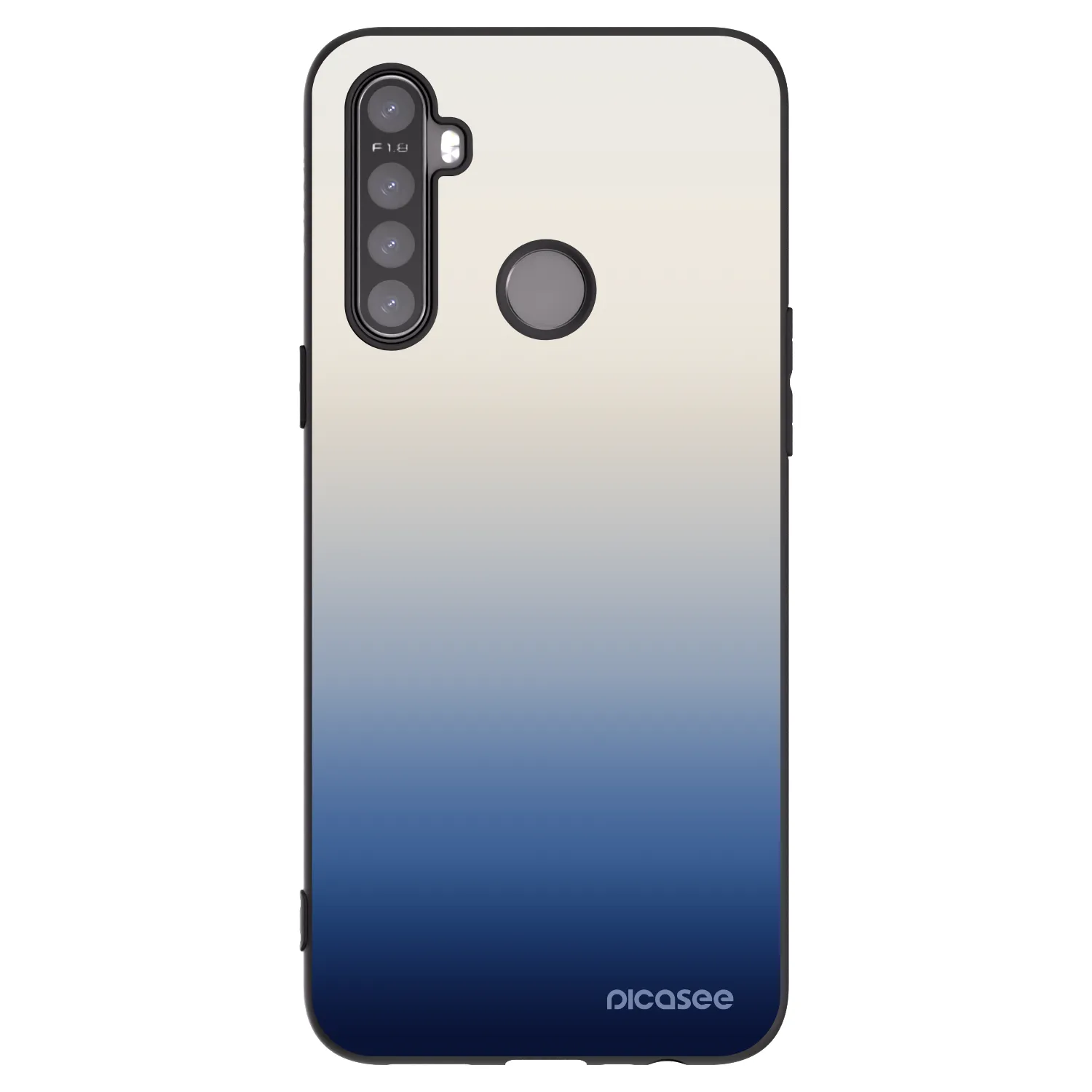 Picasee husă neagră din silicon pentru Realme 5 - Gravity Fade