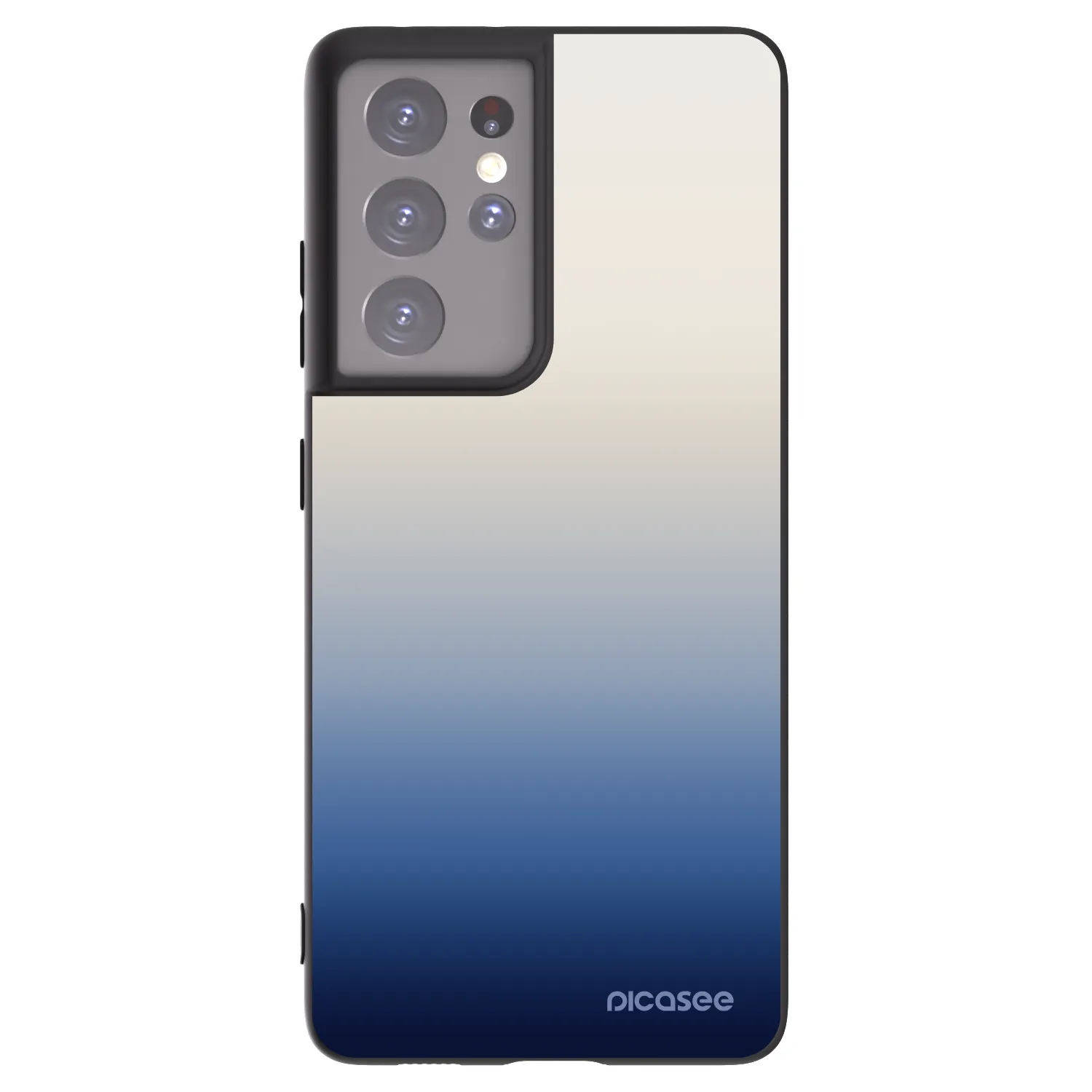 Picasee husă neagră din silicon pentru Samsung Galaxy S21 Ultra 5G G998B - Gravity Fade