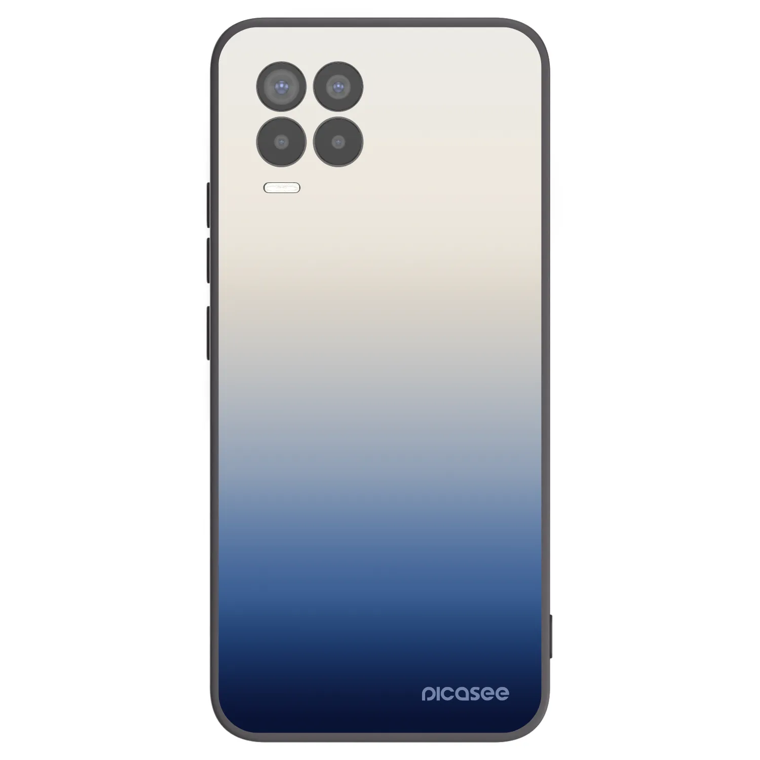 Picasee husă neagră din silicon pentru Realme 8 4G - Gravity Fade