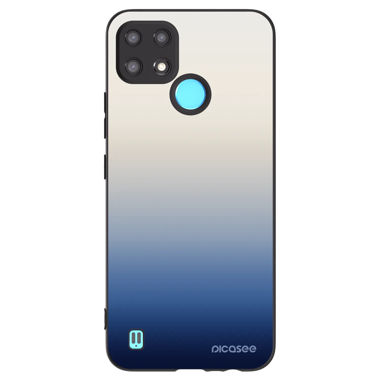 Picasee husă neagră din silicon pentru Realme C21 - Gravity Fade
