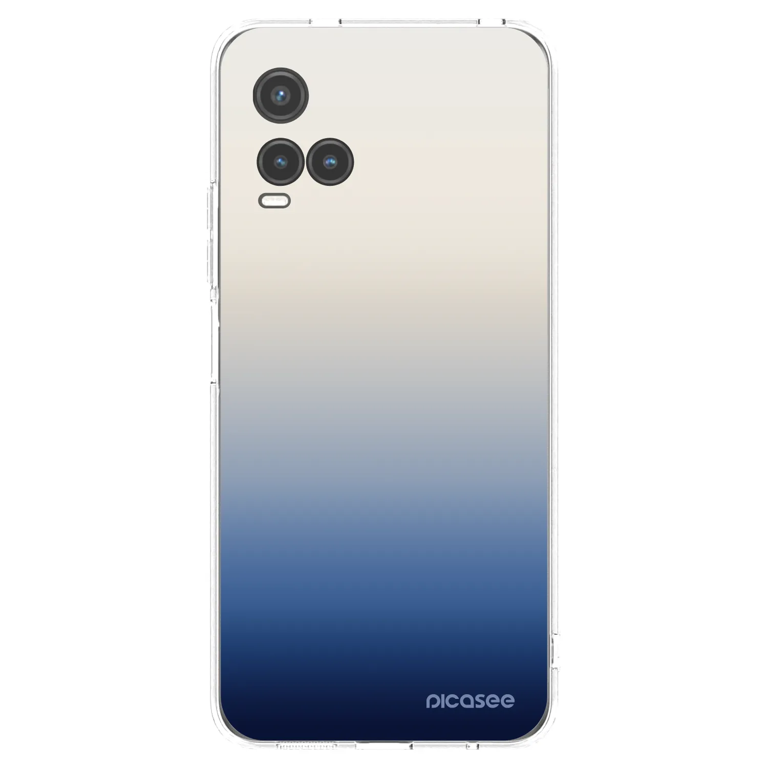 Picasee husă transparentă din silicon pentru Vivo Y33s - Gravity Fade