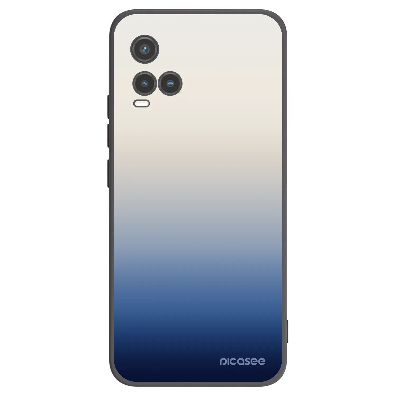Picasee husă neagră din silicon pentru Vivo Y33s - Gravity Fade