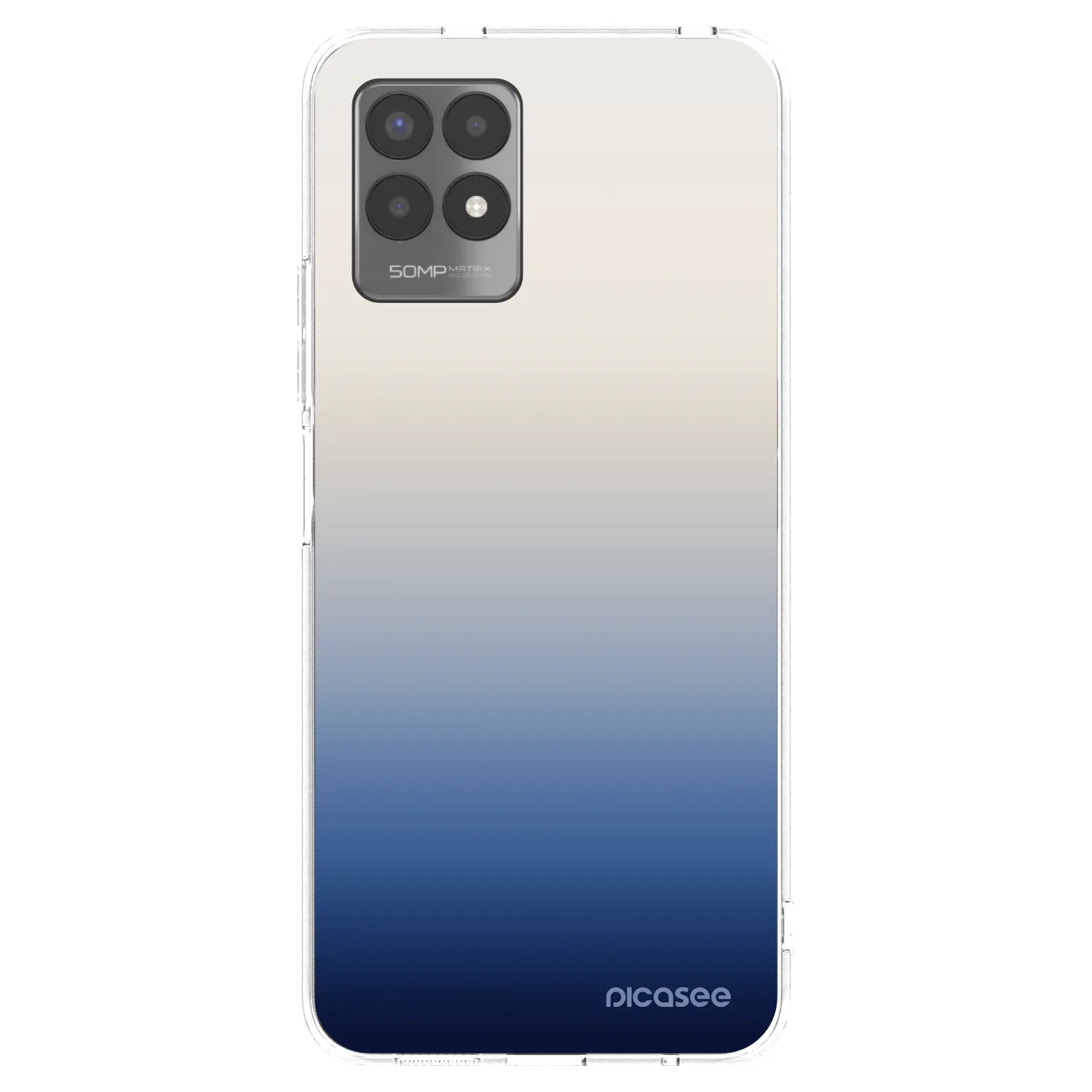 Picasee husă transparentă din silicon pentru Realme 8i - Gravity Fade