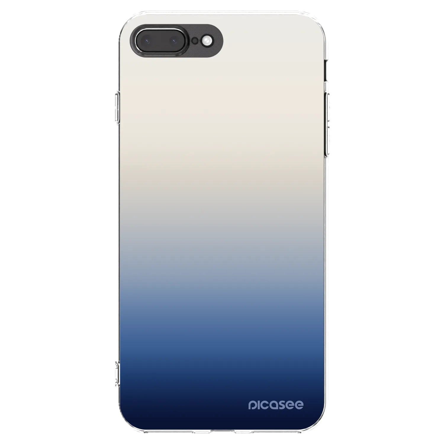 Picasee husă transparentă din silicon pentru Apple iPhone 7 Plus - Gravity Fade