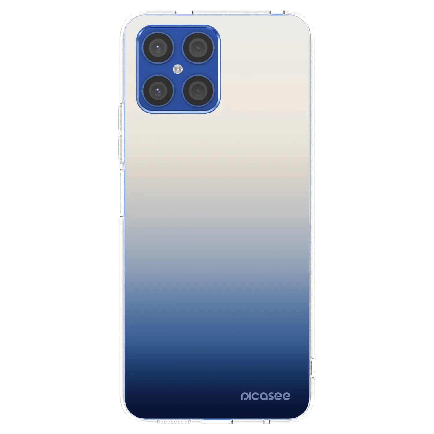 Picasee husă transparentă din silicon pentru Honor X8 4G - Gravity Fade