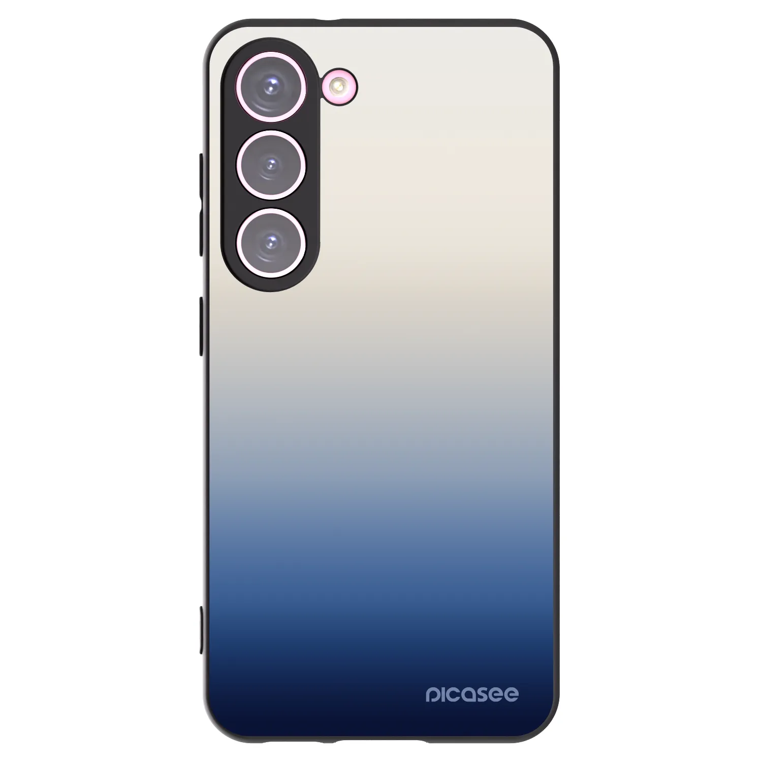 Picasee husă neagră din silicon pentru Samsung Galaxy S23 5G - Gravity Fade