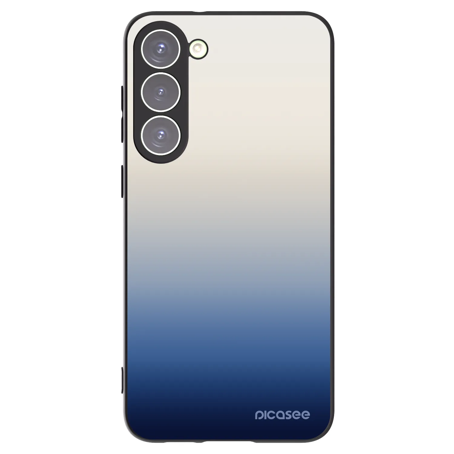 Picasee husă neagră din silicon pentru Samsung Galaxy S23+ 5G - Gravity Fade