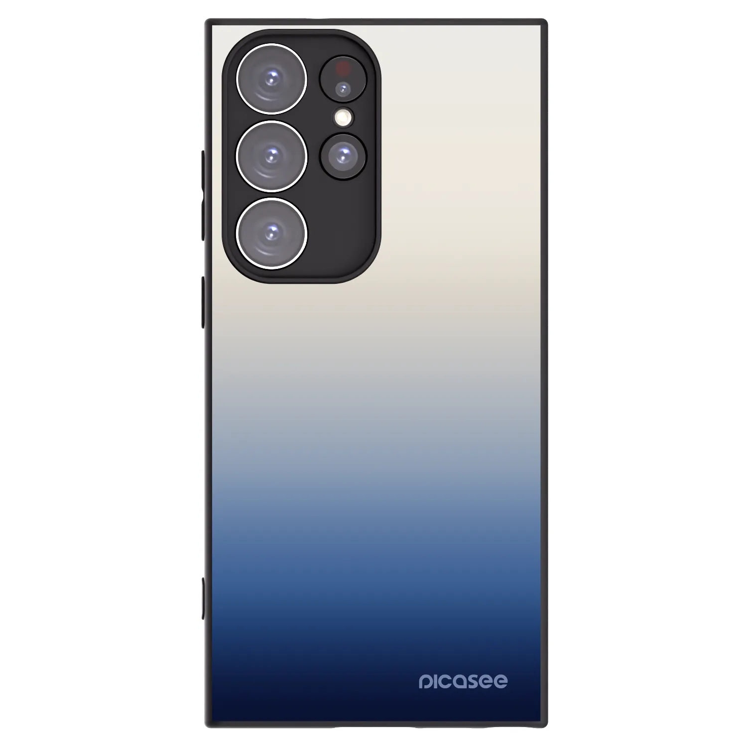 Picasee husă neagră din silicon pentru Samsung Galaxy S23 Ultra 5G - Gravity Fade