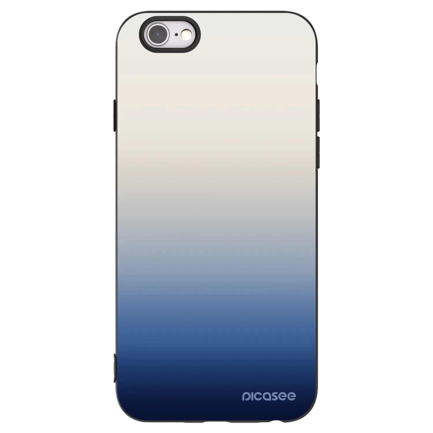 Picasee husă neagră din silicon pentru Apple iPhone 6/6S - Gravity Fade