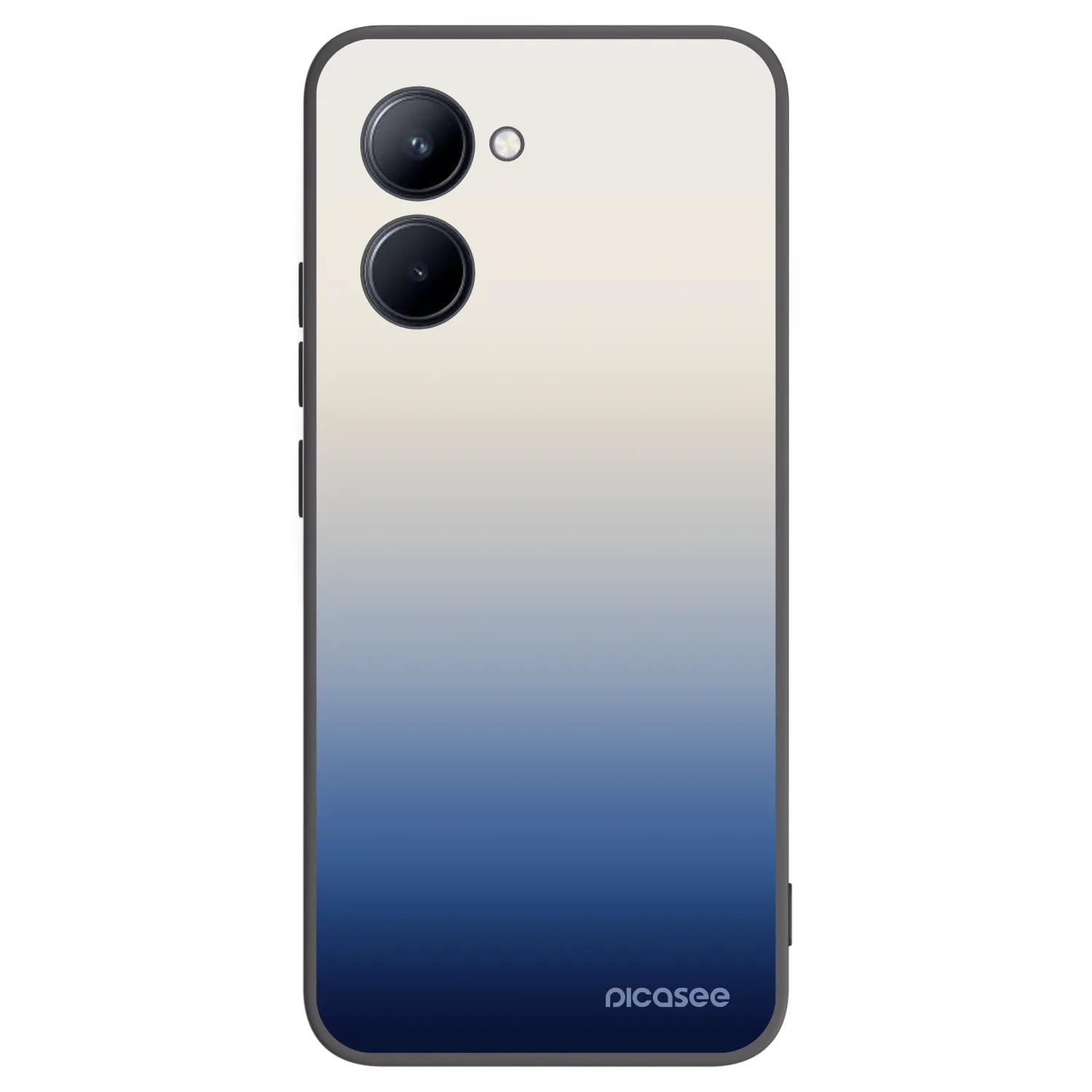 Picasee husă neagră din silicon pentru Realme C33 (2023) - Gravity Fade