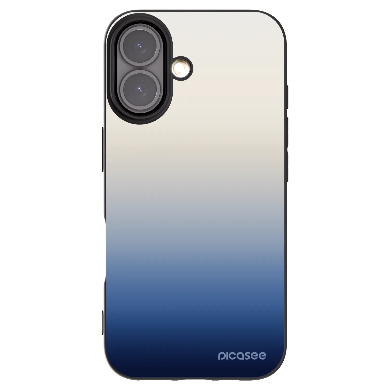 Picasee husă neagră din silicon pentru Apple iPhone 16 - Gravity Fade