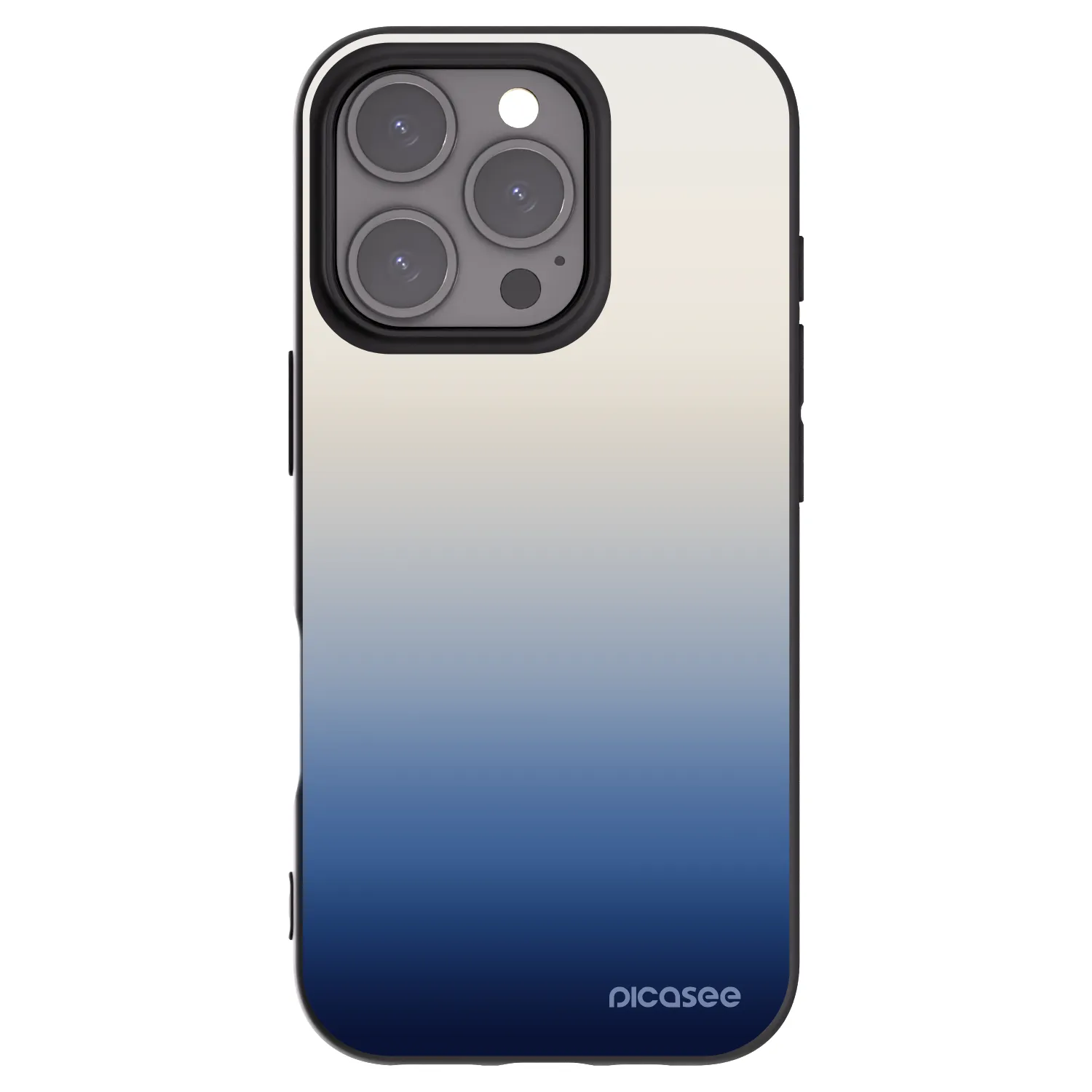 Picasee husă neagră din silicon pentru Apple iPhone 16 Pro - Gravity Fade