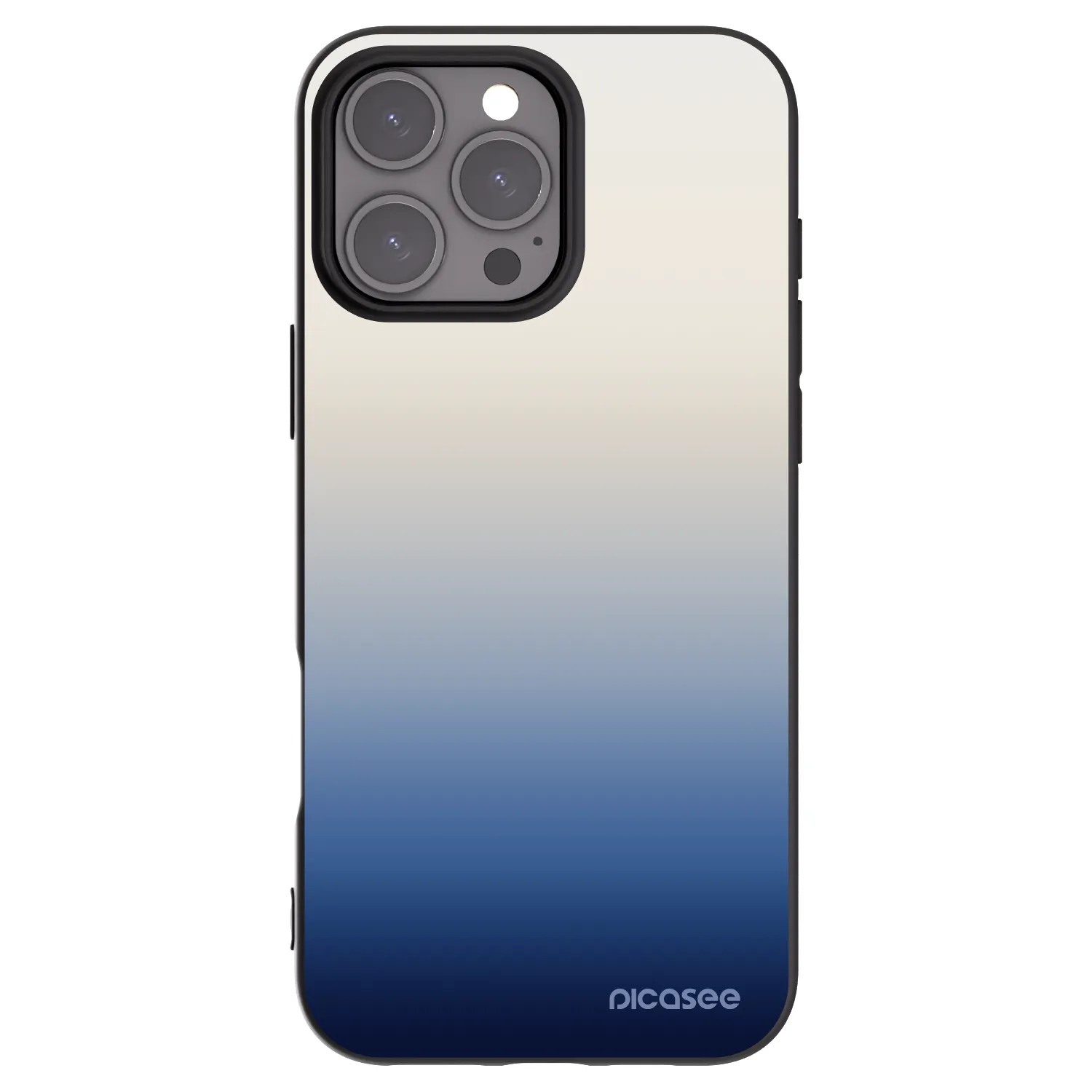 Picasee husă neagră din silicon pentru Apple iPhone 16 Pro Max - Gravity Fade