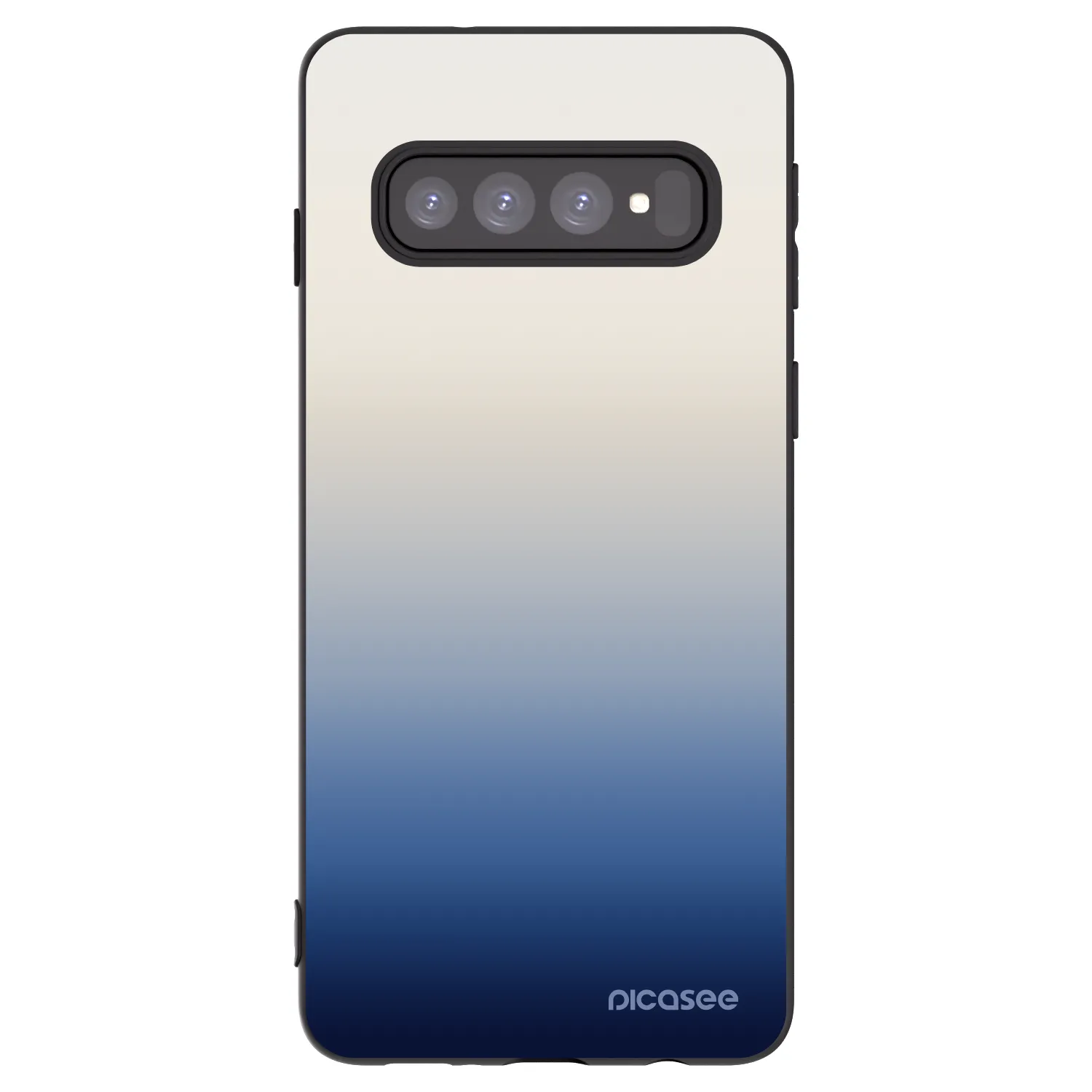 Picasee husă neagră din silicon pentru Samsung Galaxy S10 G973 - Gravity Fade