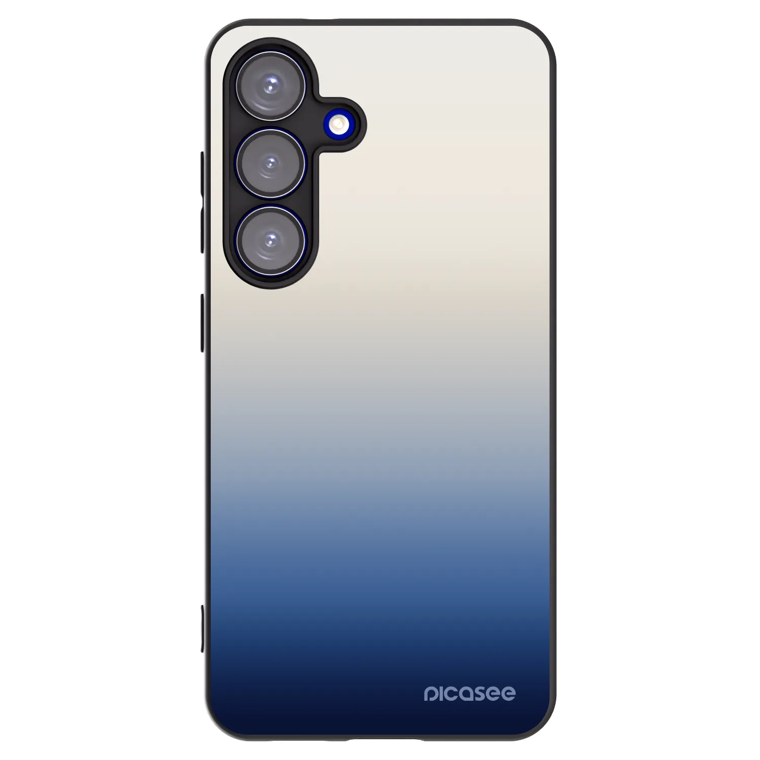 Picasee husă neagră din silicon pentru Samsung Galaxy S25 5G - Gravity Fade
