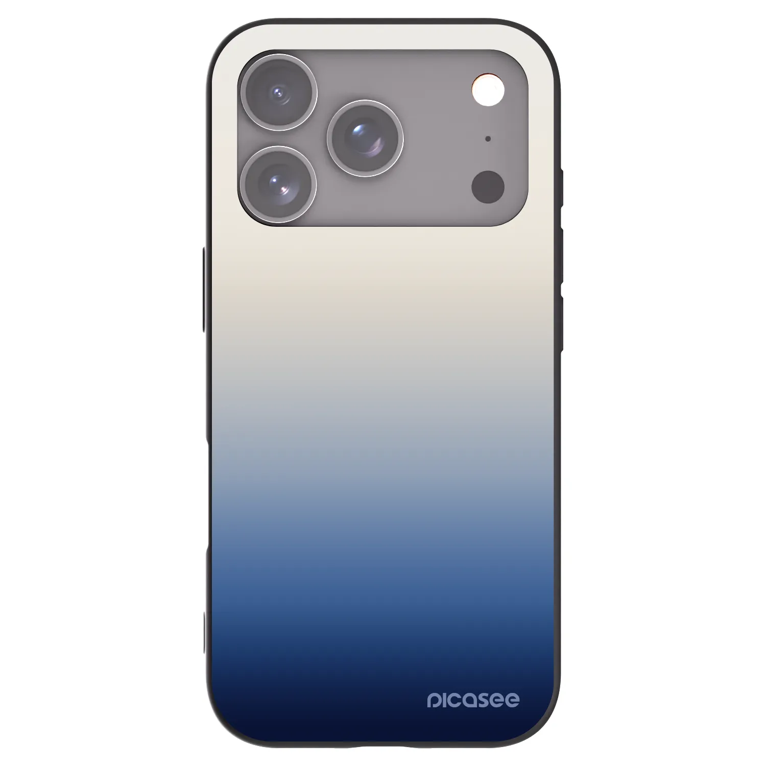 Picasee husă neagră din silicon pentru Apple iPhone 17 Pro - Gravity Fade