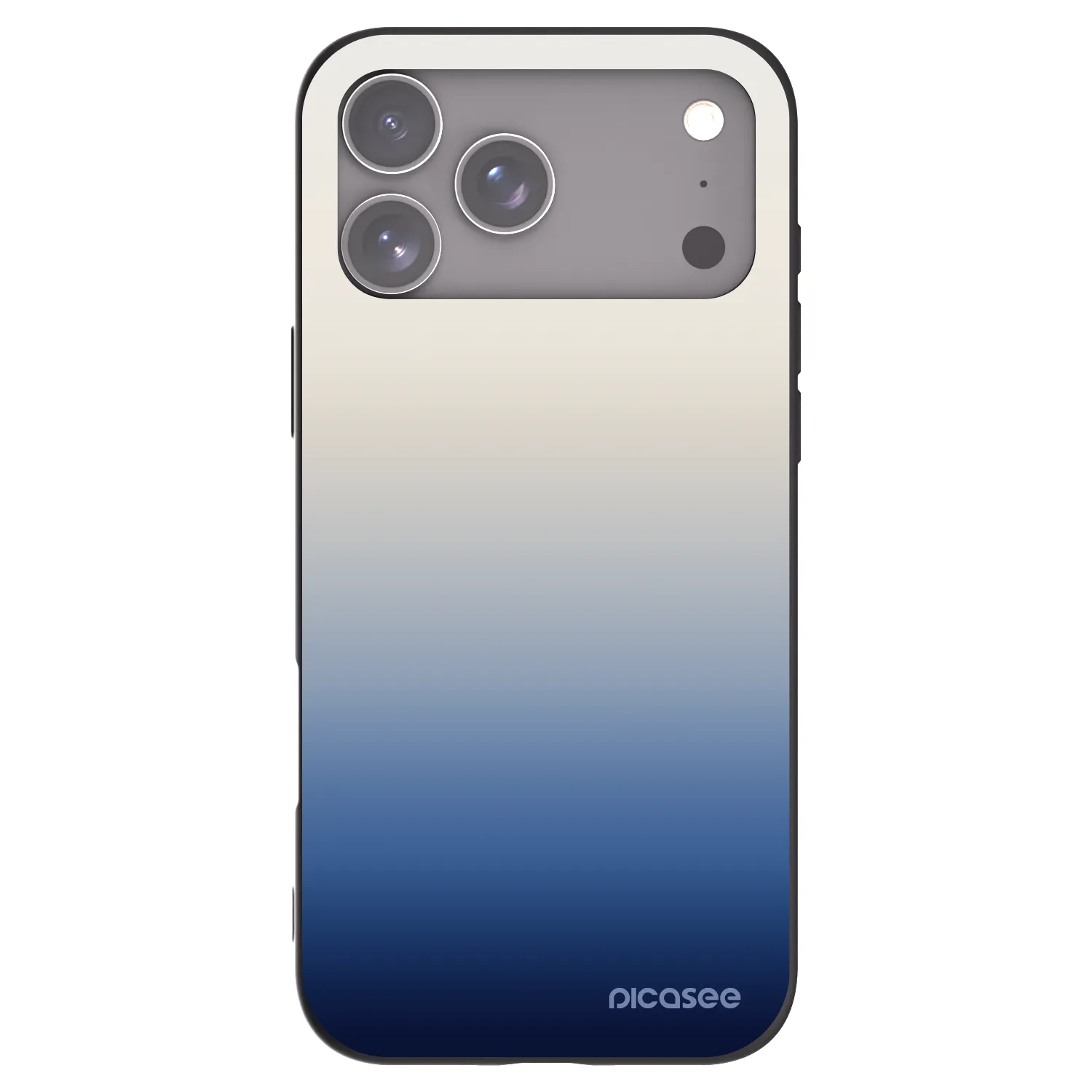 Picasee husă neagră din silicon pentru Apple iPhone 17 Pro Max - Gravity Fade