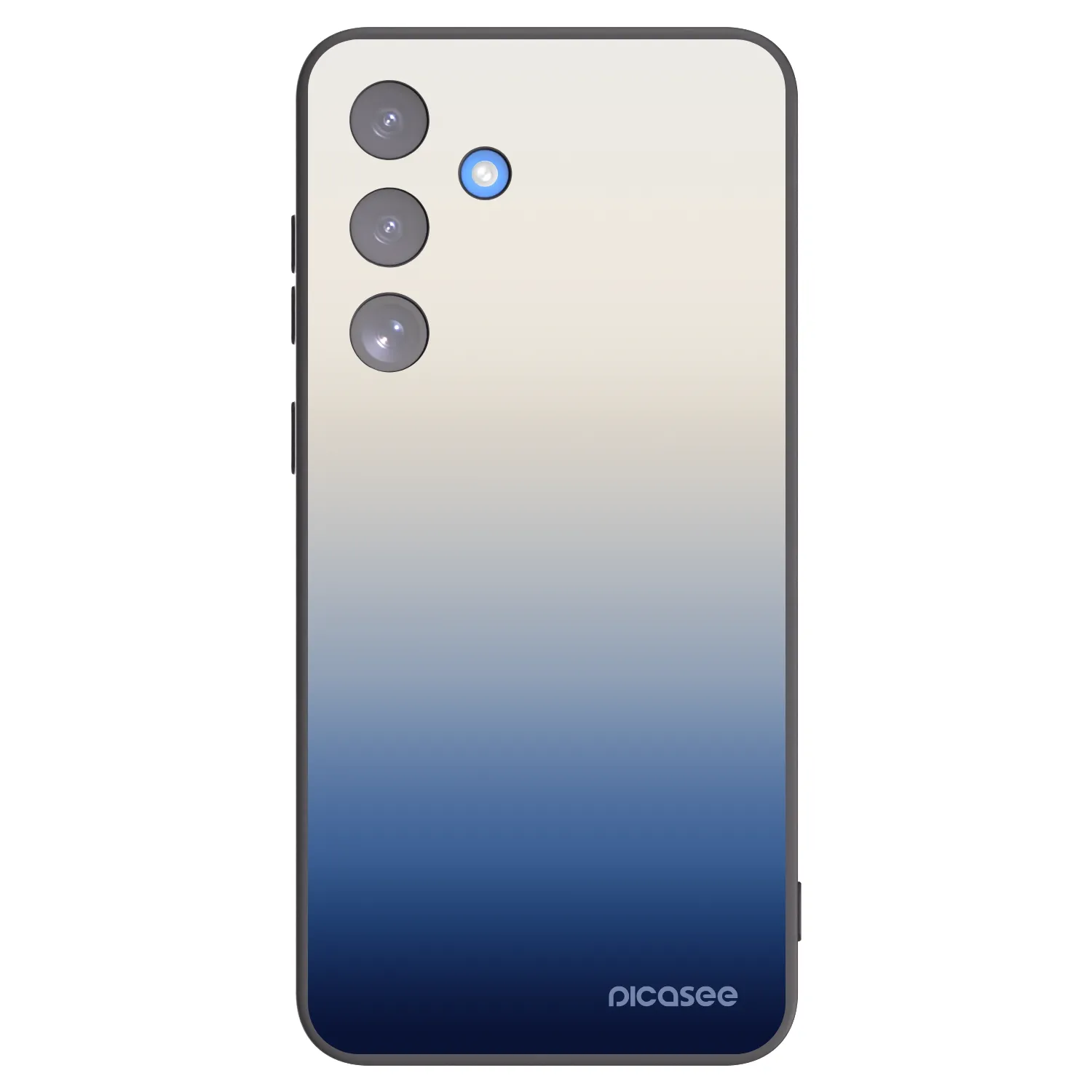 Picasee husă neagră din silicon pentru Samsung Galaxy S25 FE 5G - Gravity Fade