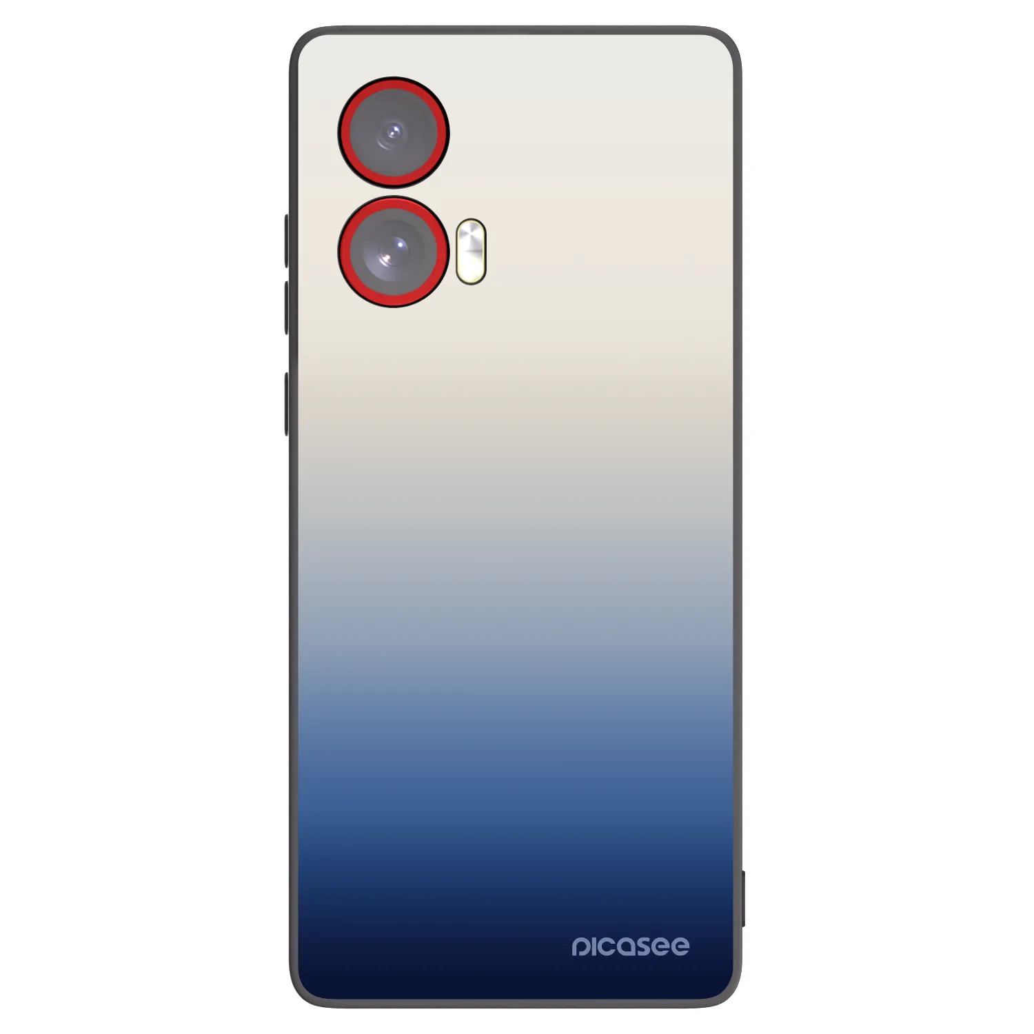 Picasee husă neagră din silicon pentru Motorola Edge 50 Fusion - Gravity Fade