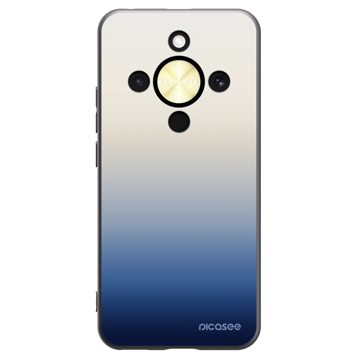 Picasee husă neagră din silicon pentru Honor Magic8 Lite 5G - Gravity Fade