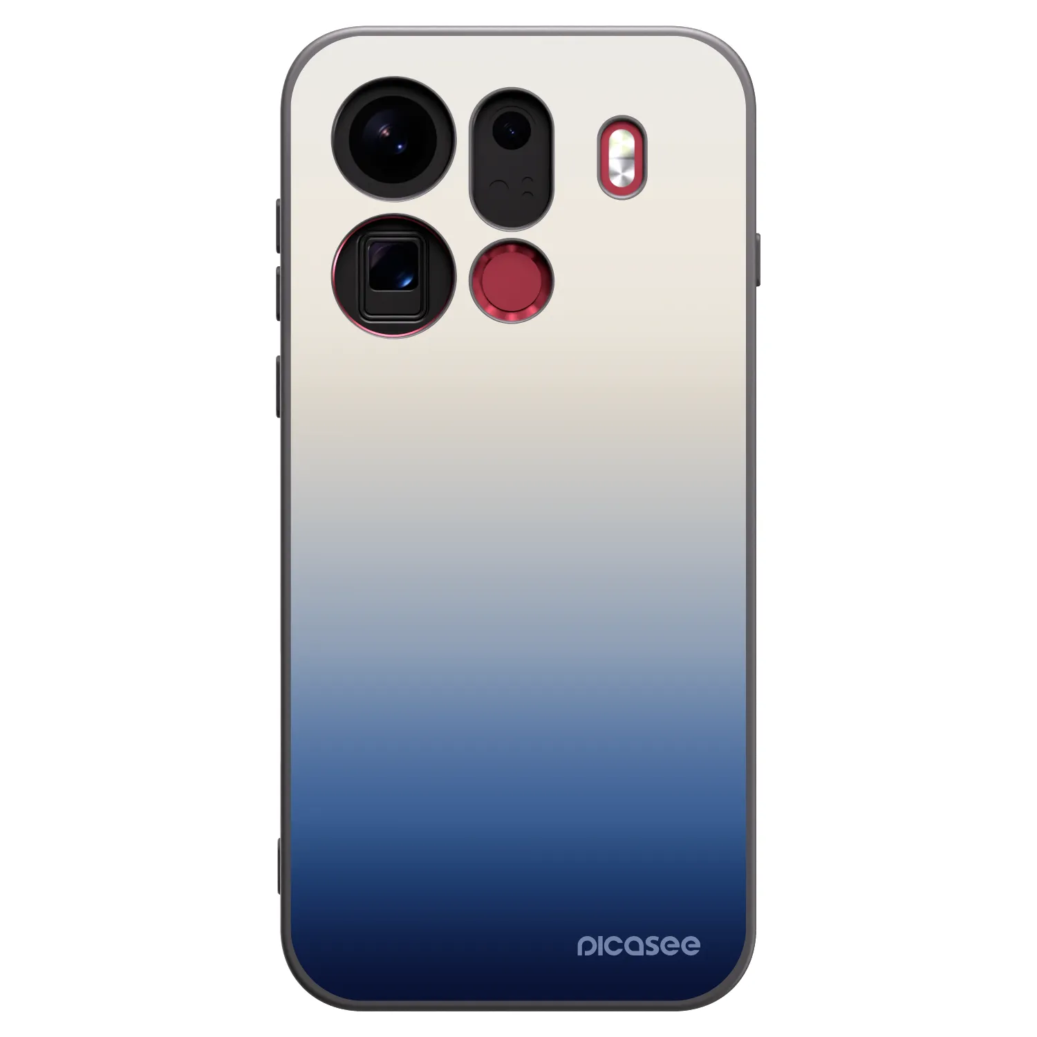 Picasee husă neagră din silicon pentru OPPO Find X9 Pro - Gravity Fade