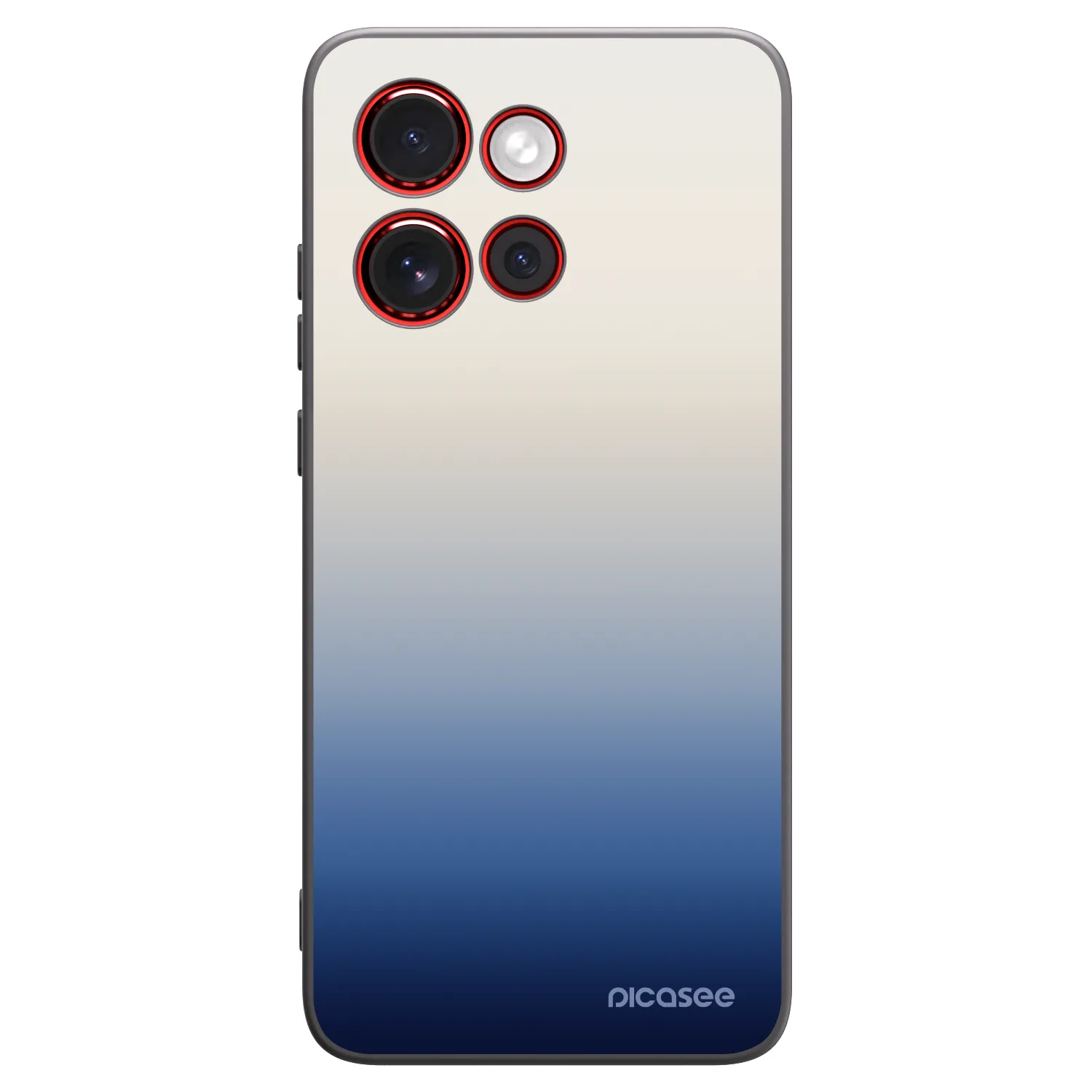 Picasee husă neagră din silicon pentru Motorola Edge 60 Neo 5G - Gravity Fade