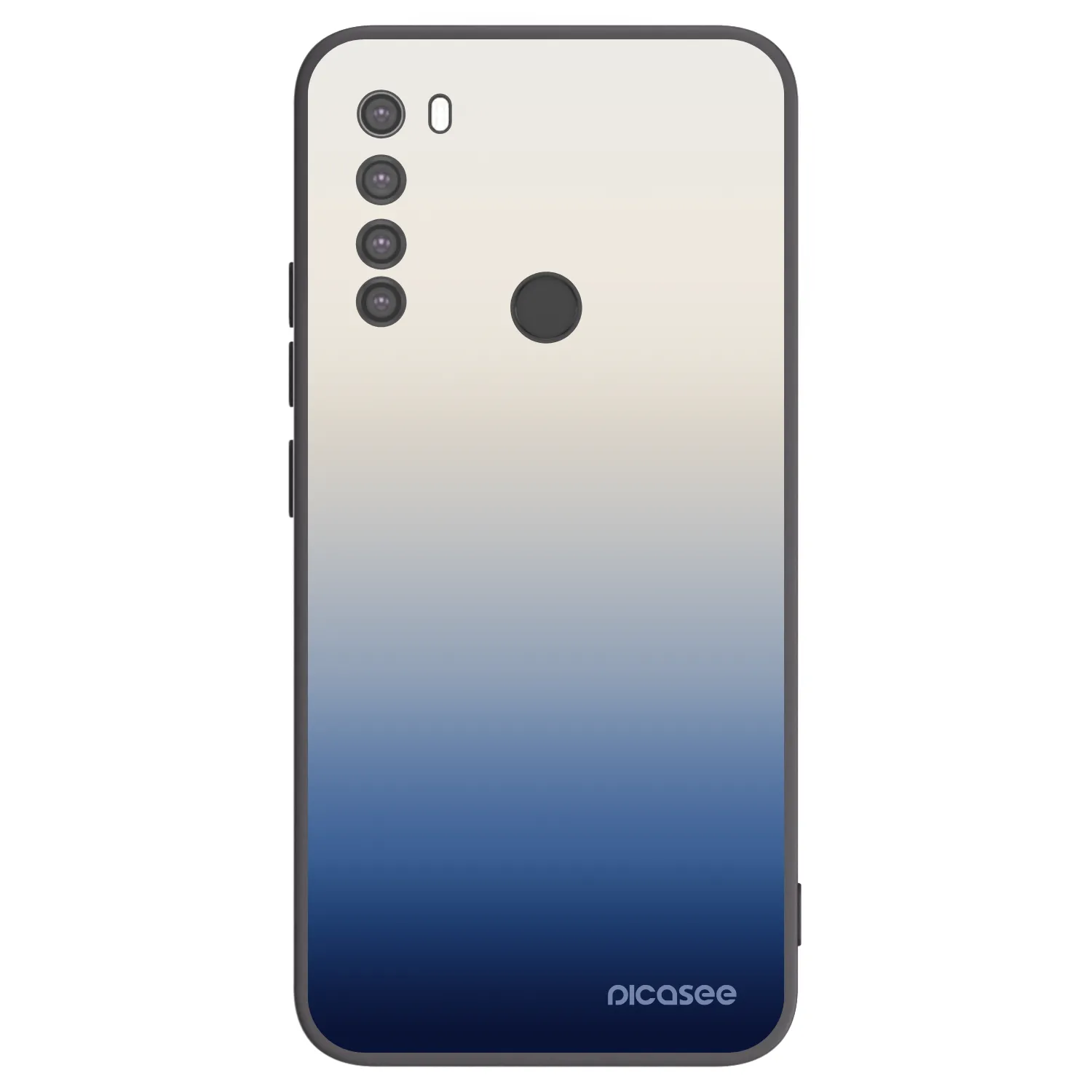 Picasee husă neagră din silicon pentru Xiaomi Redmi Note 8 - Gravity Fade