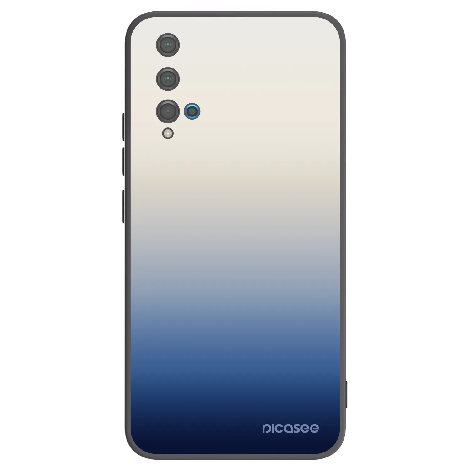 Picasee husă neagră din silicon pentru Huawei Nova 5T - Gravity Fade
