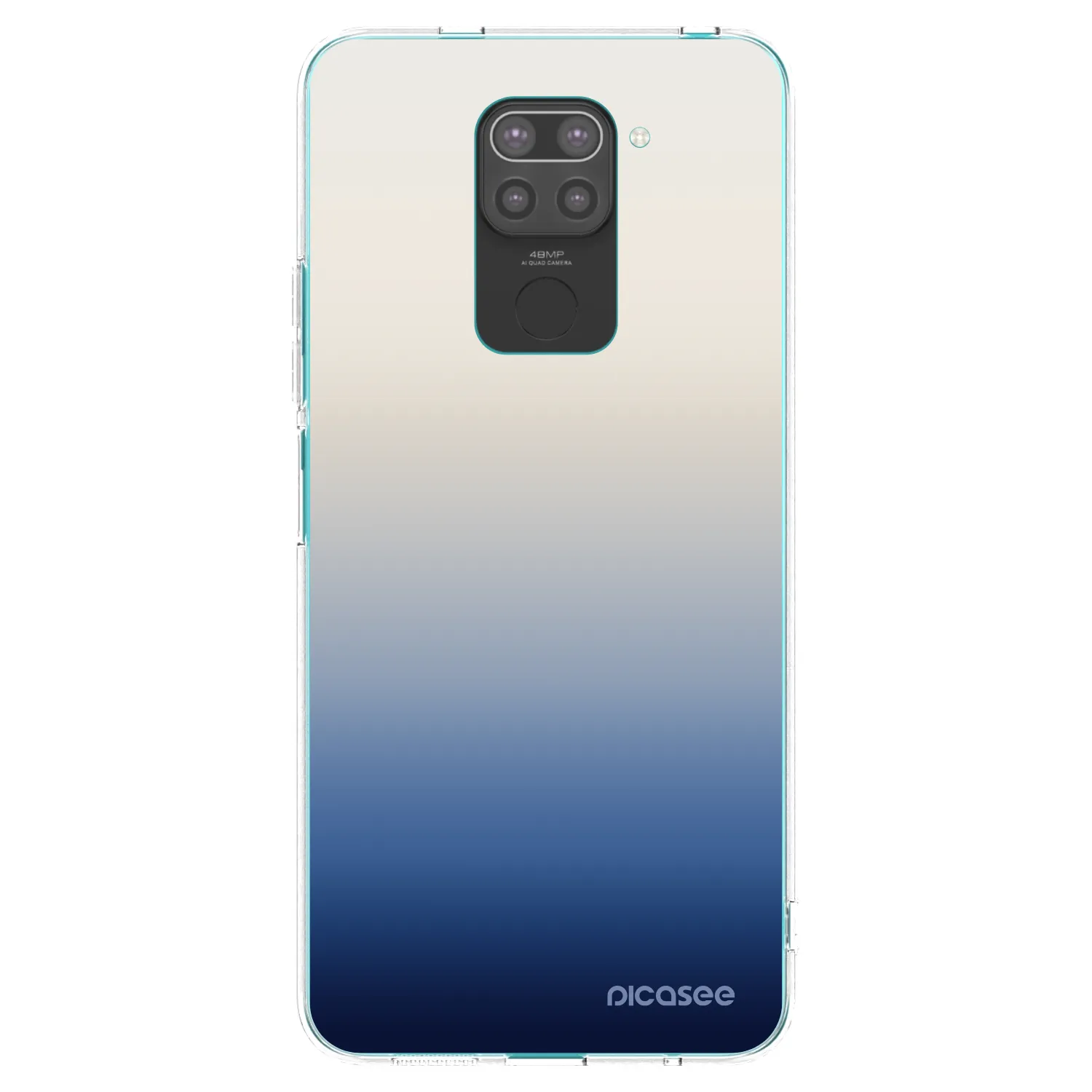 Picasee husă neagră din silicon pentru Xiaomi Redmi Note 9 - Gravity Fade