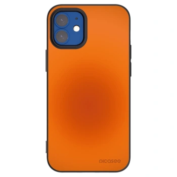 Picasee husă neagră din silicon pentru Apple iPhone 12 mini - Heat Core