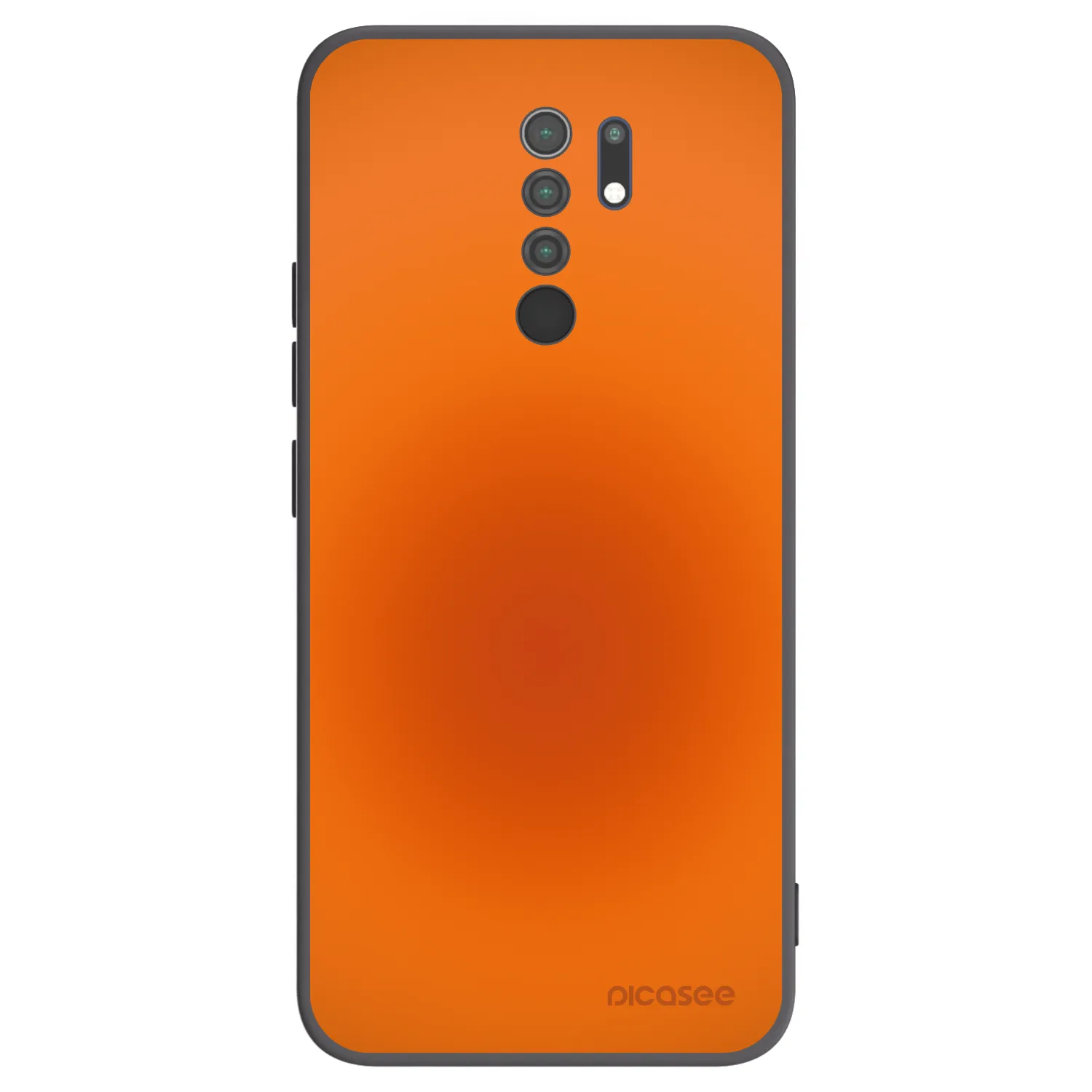 Picasee husă neagră din silicon pentru Xiaomi Redmi 9 - Heat Core