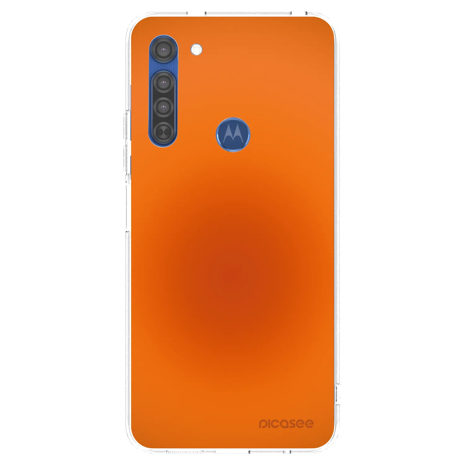 Picasee husă transparentă din silicon pentru Motorola Moto G8 - Heat Core
