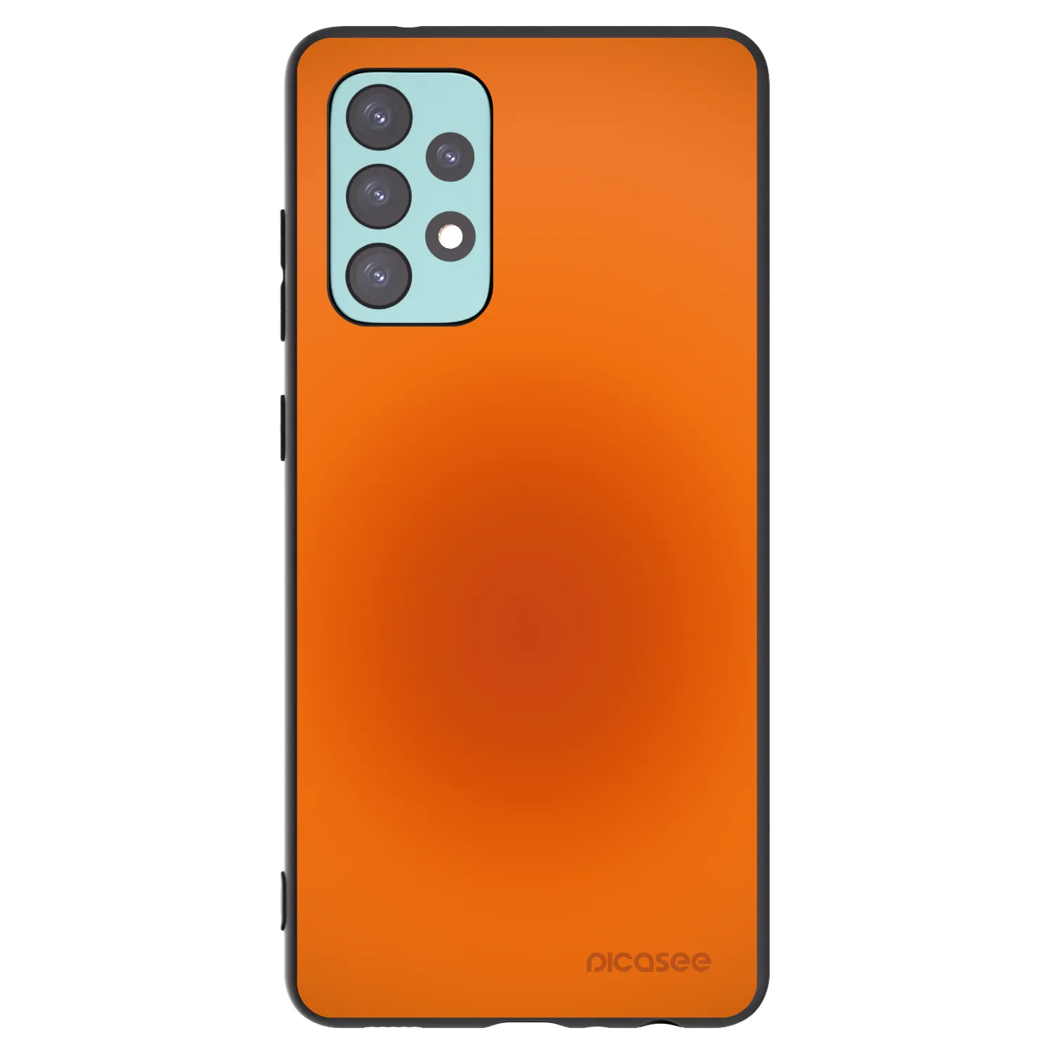 Picasee husă neagră din silicon pentru Samsung Galaxy A72 A725F - Heat Core