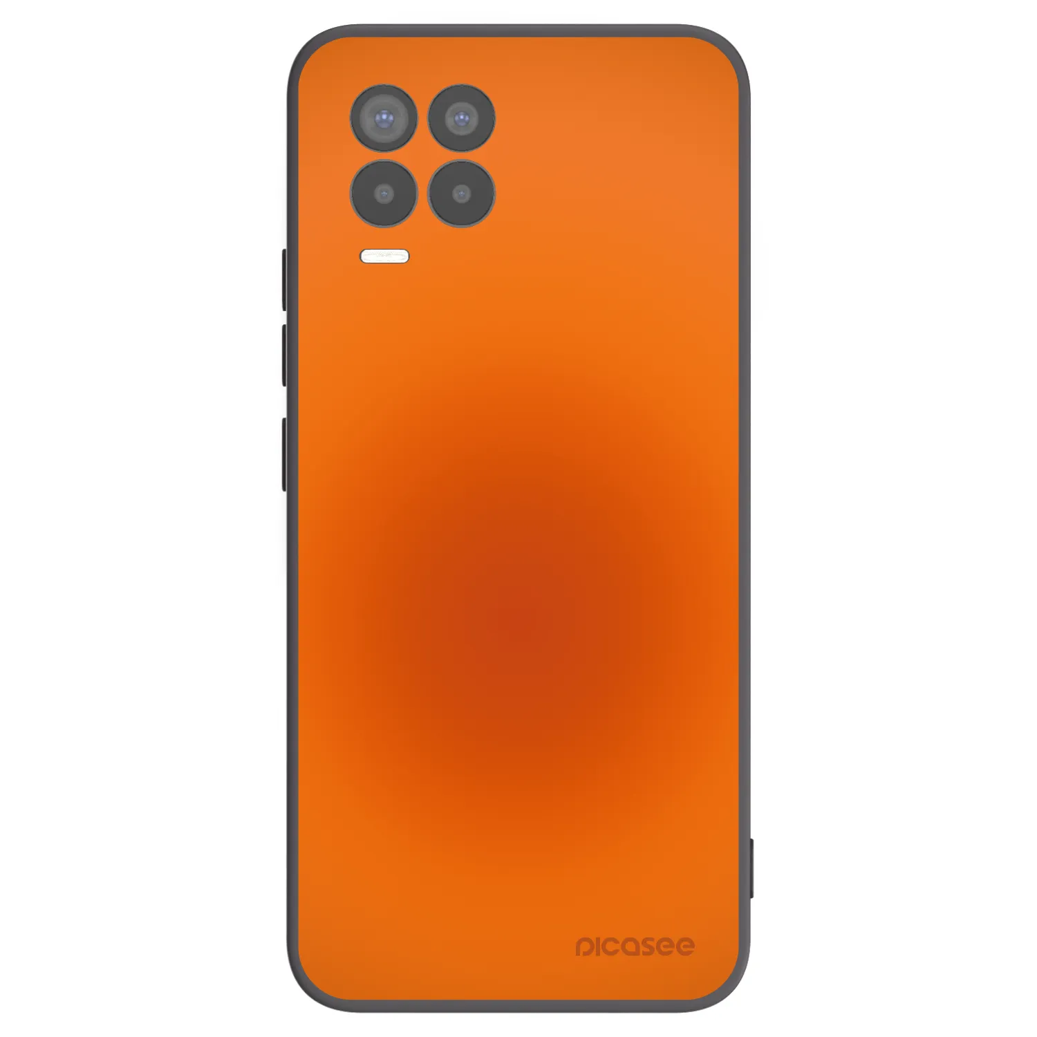 Picasee husă neagră din silicon pentru Realme 8 Pro - Heat Core