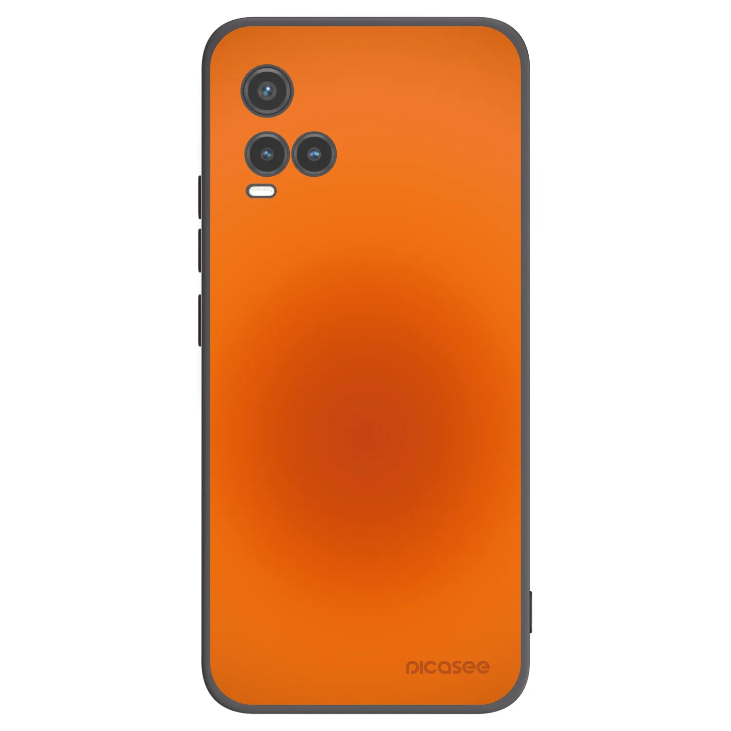 Picasee husă neagră din silicon pentru Vivo Y33s - Heat Core
