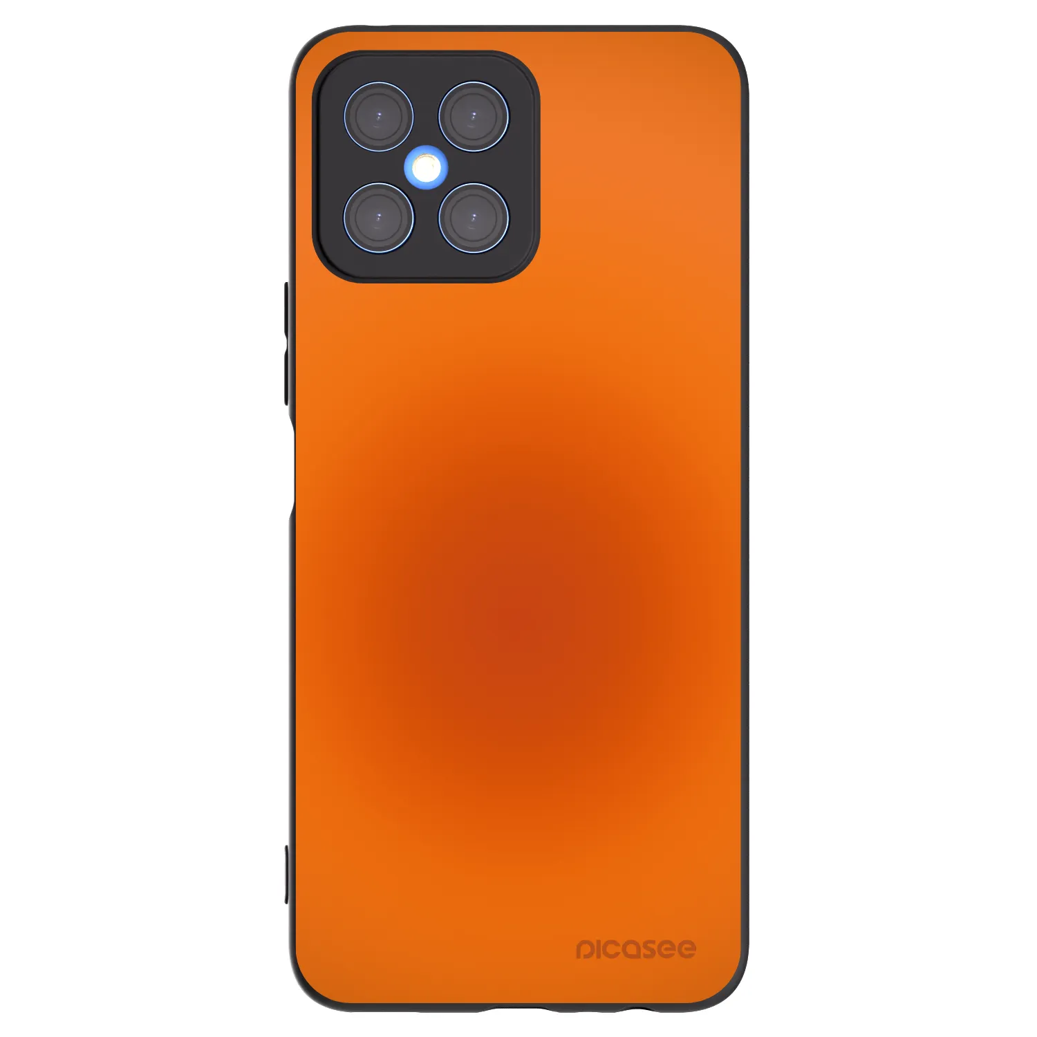 Picasee husă neagră din silicon pentru Honor X8 4G - Heat Core