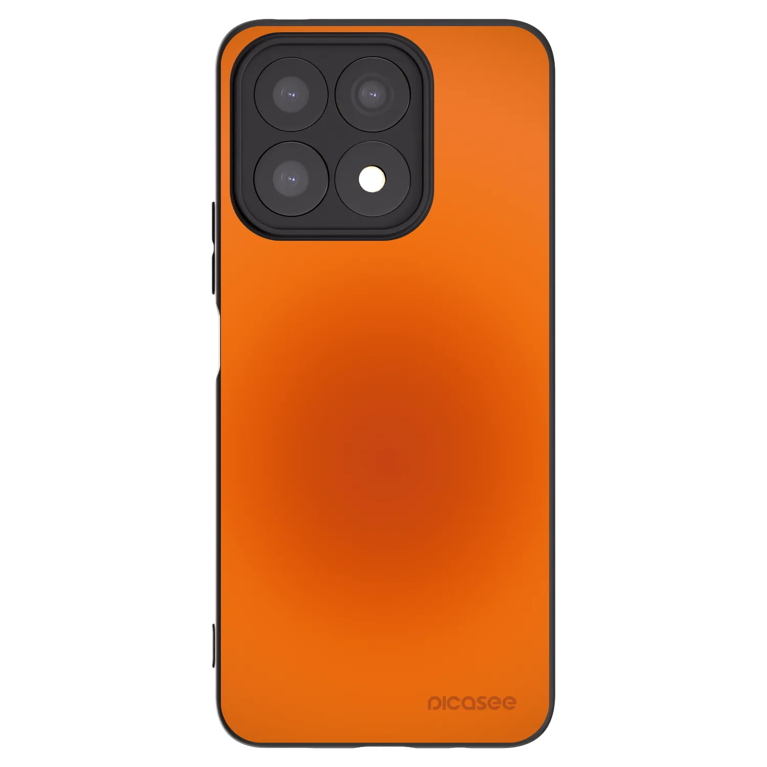 Picasee husă neagră din silicon pentru Honor X8a - Heat Core