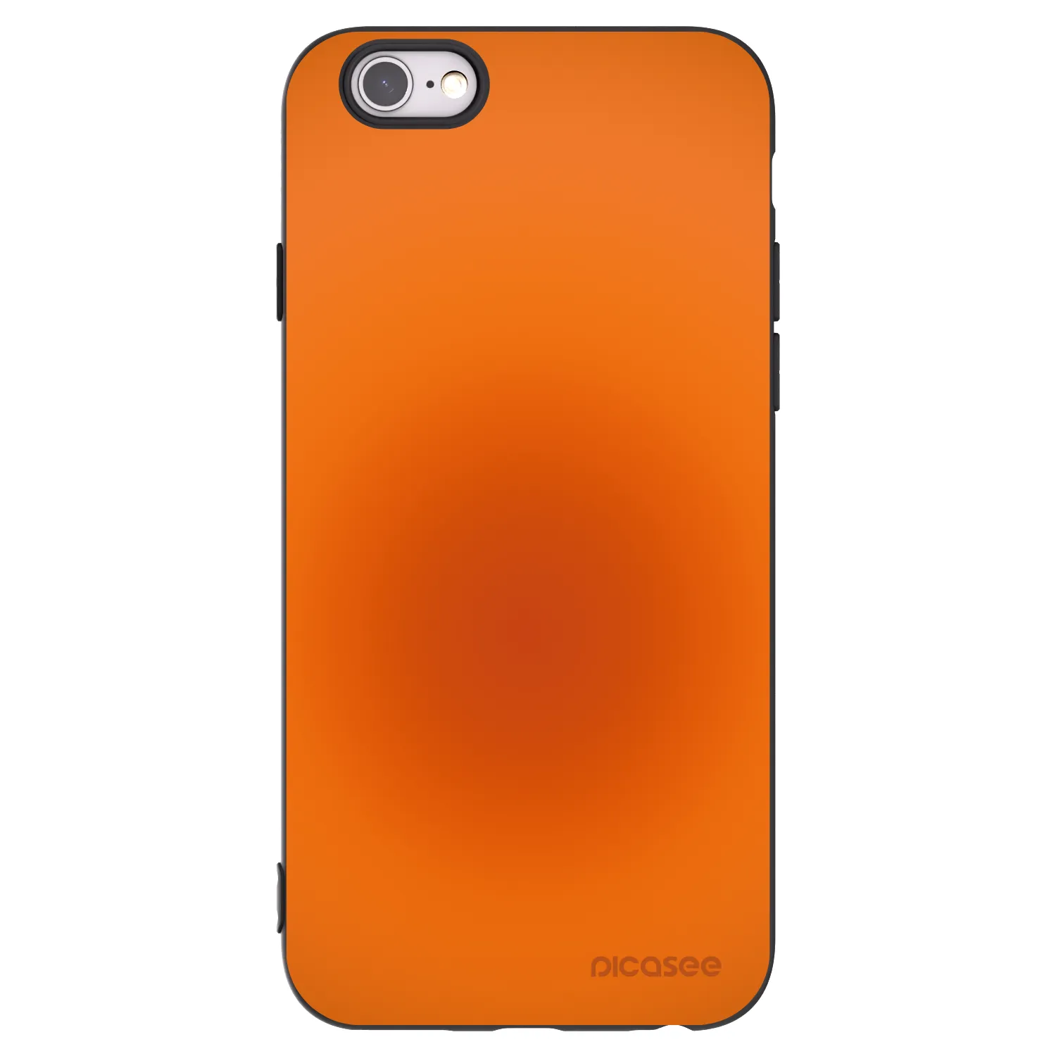 Picasee husă neagră din silicon pentru Apple iPhone 6/6S - Heat Core