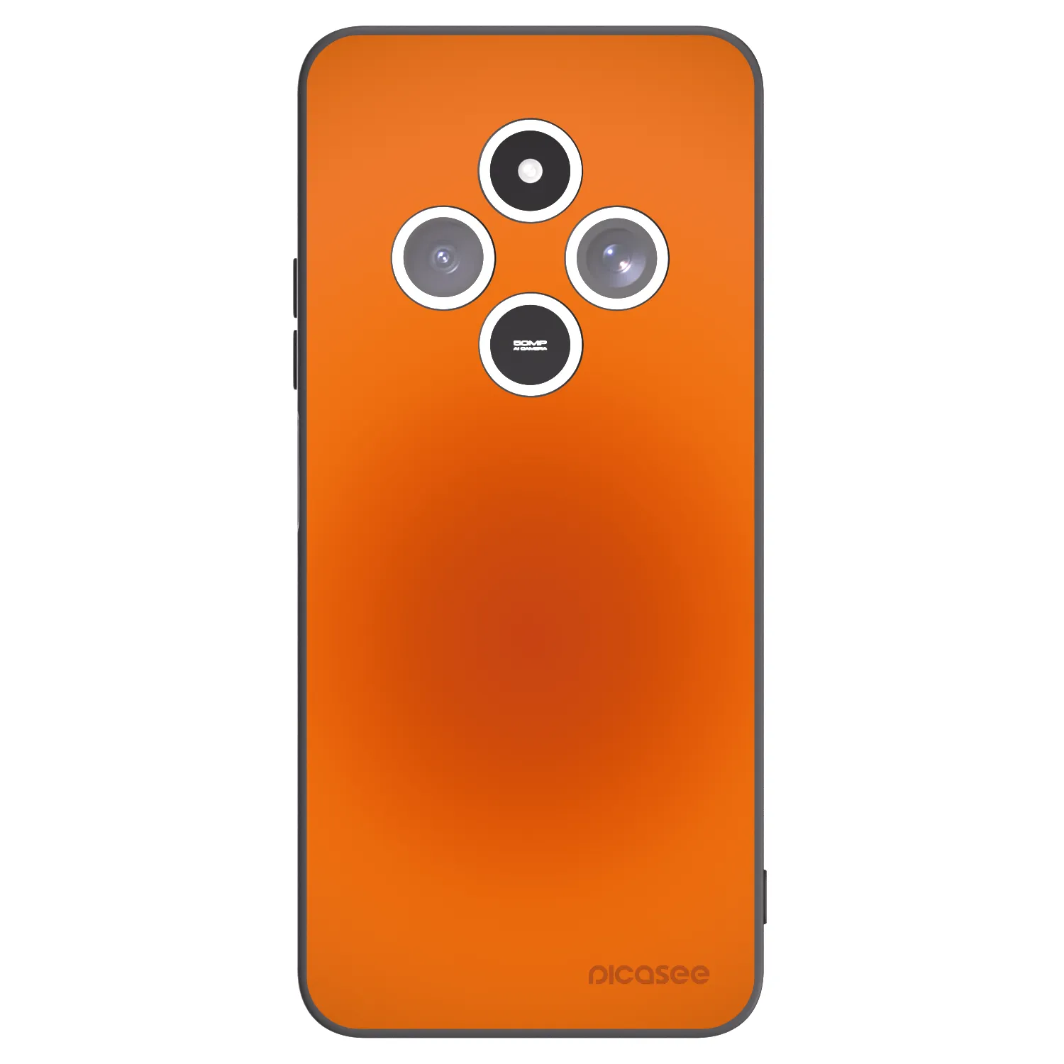 Picasee husă neagră din silicon pentru Xiaomi Redmi 14C - Heat Core