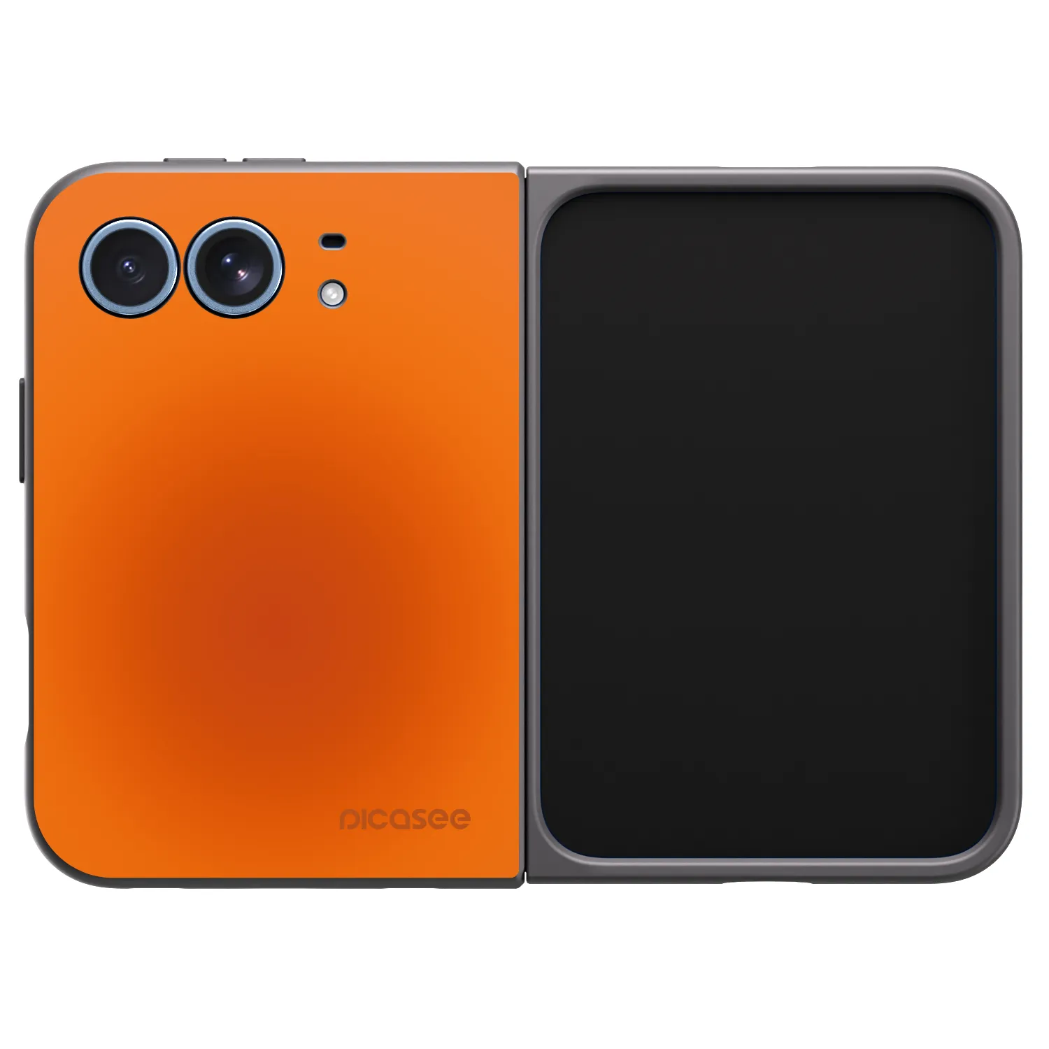 Picasee husă neagră din silicon pentru Apple iPhone Duo - Heat Core